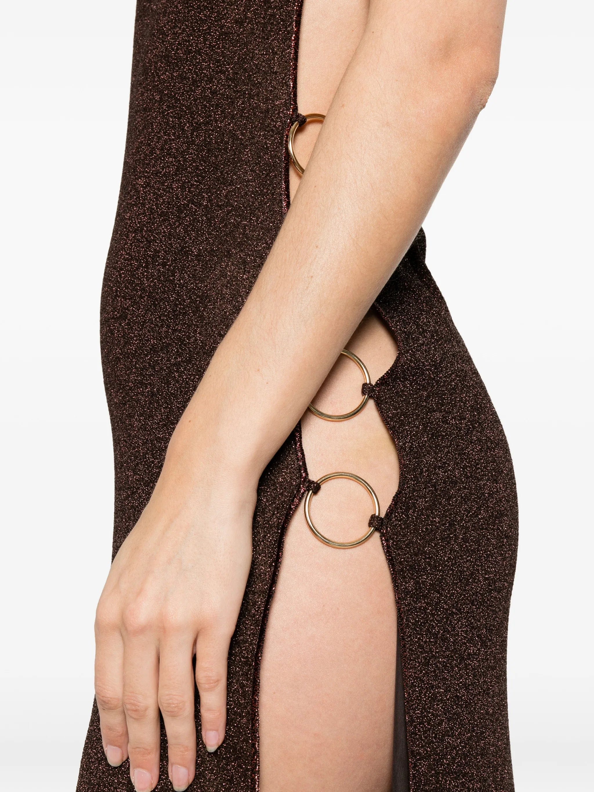 Oséree ring turtleneck maxi dress