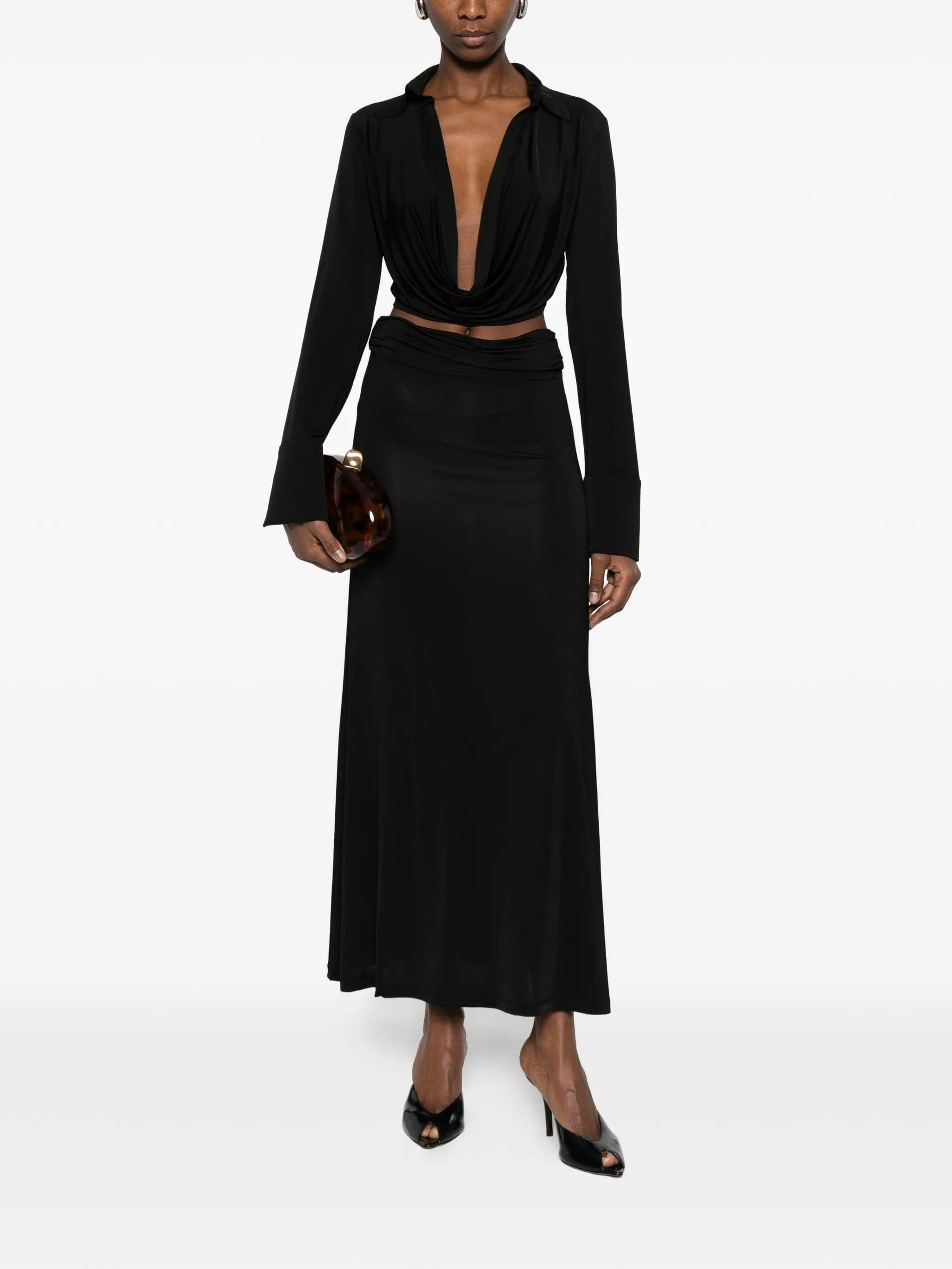 Aya Muse Feyra ruched skirt
