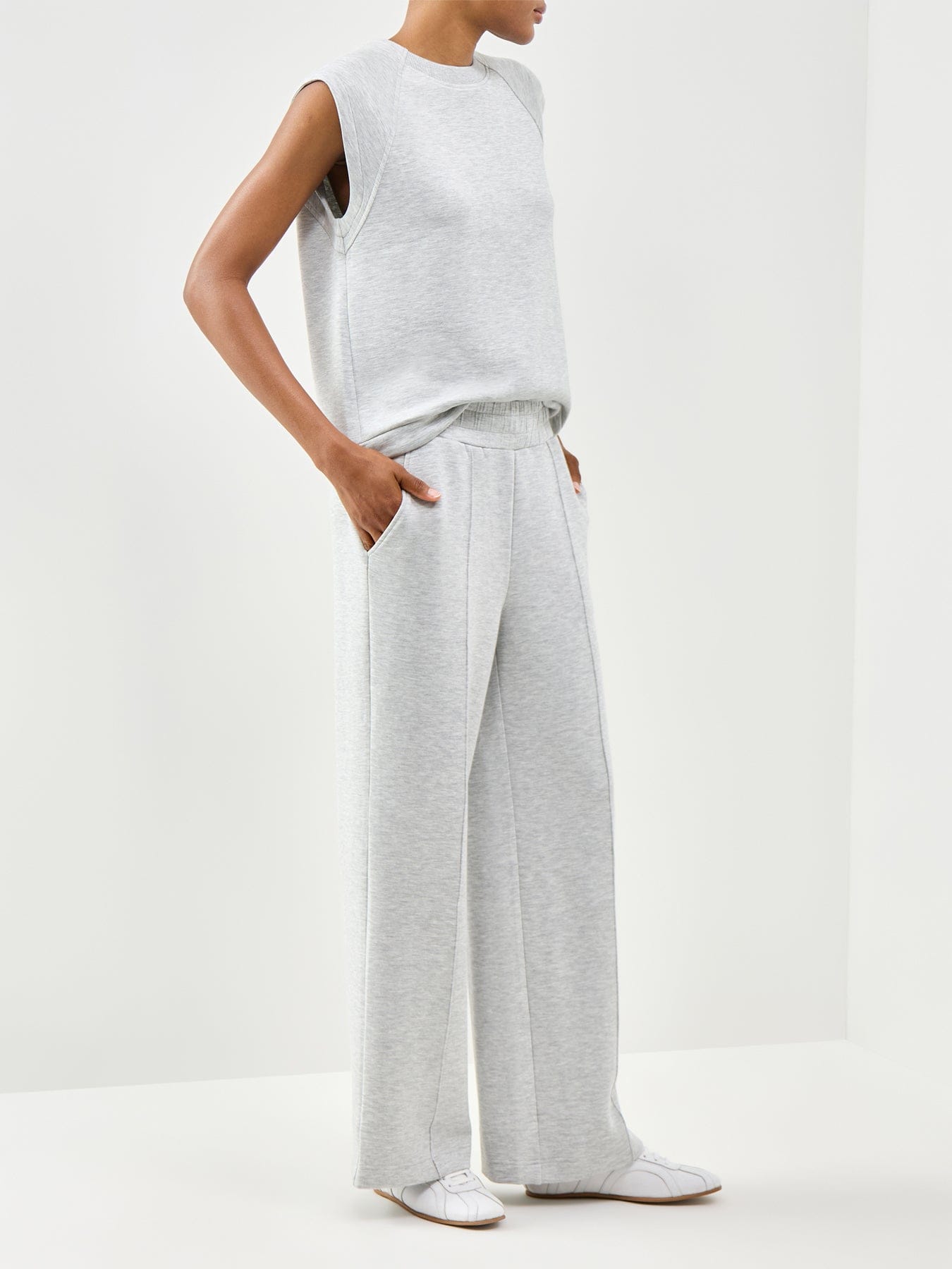 Varley The Wide Leg Pant 30 Grey
