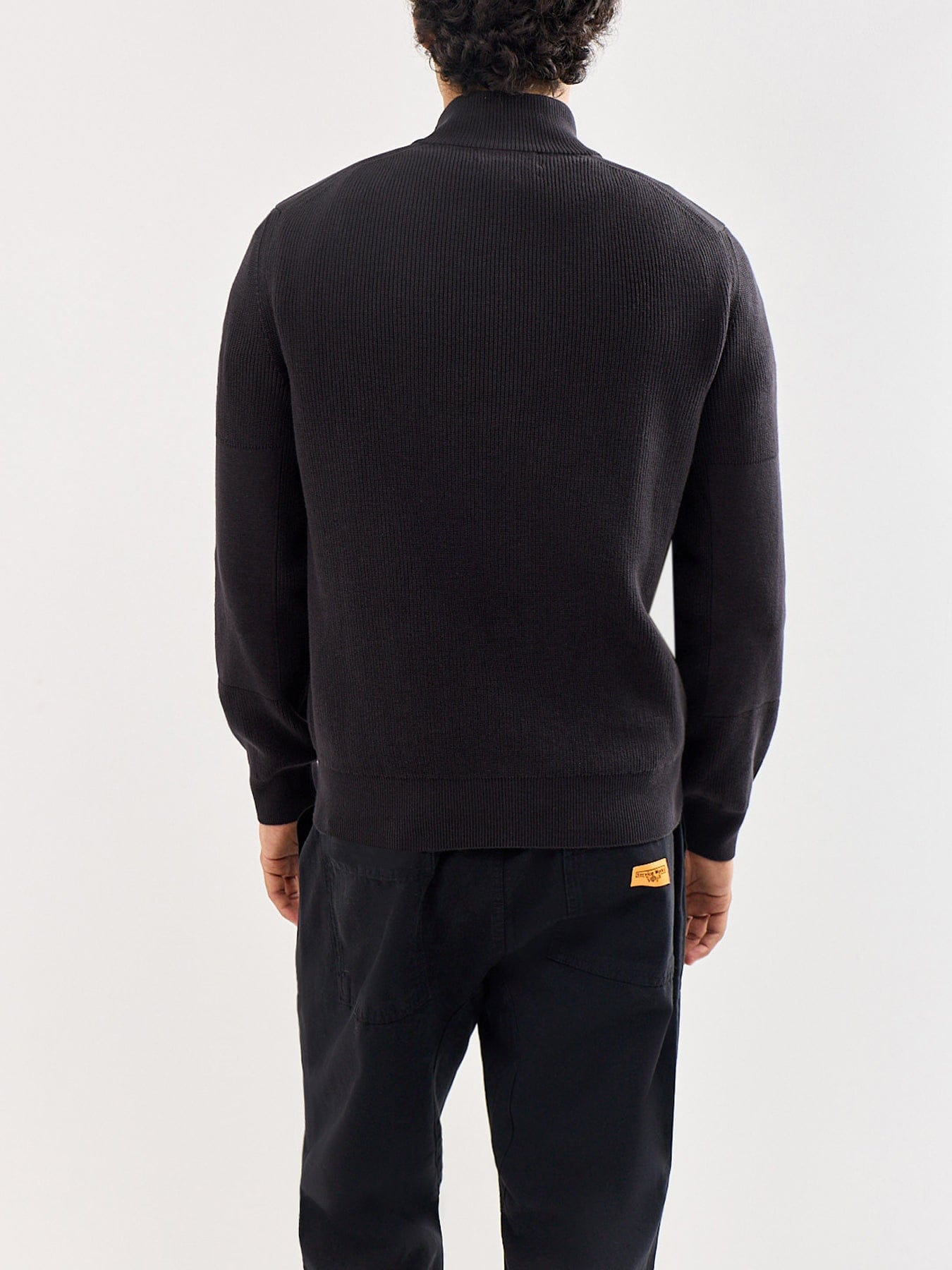 Belstaff Commander Full Zip Jumper Black