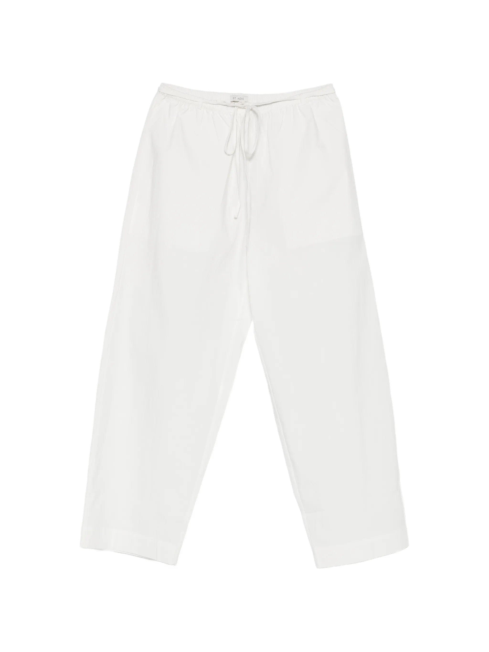 St. Agni drawstring - fastening cropped pants