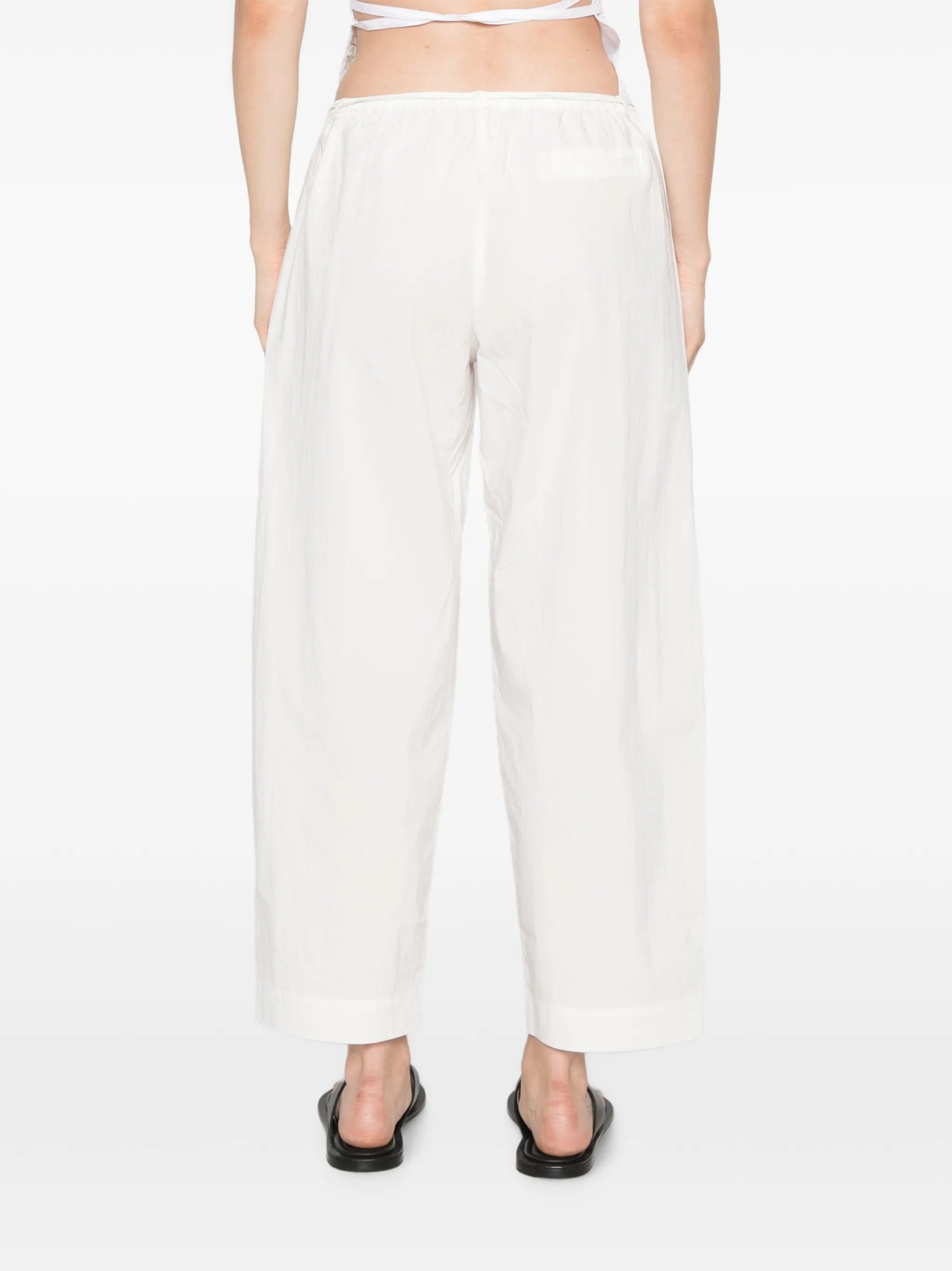 St. Agni drawstring - fastening cropped pants