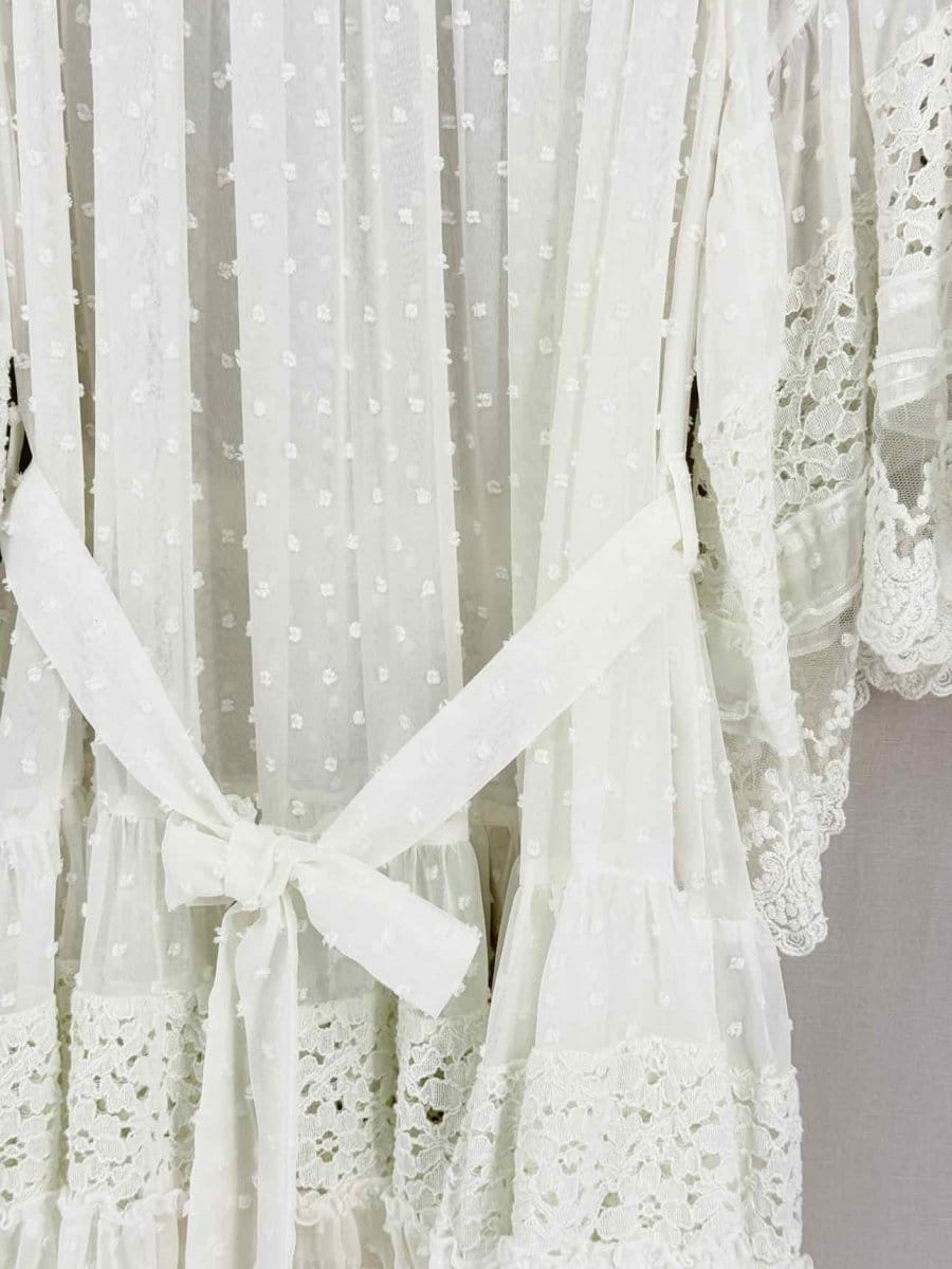 Melissa Odabash White Lace Size Medium Coverup