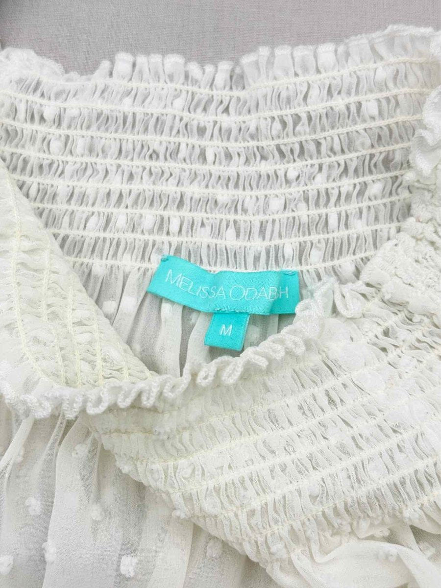 Melissa Odabash White Lace Size Medium Coverup
