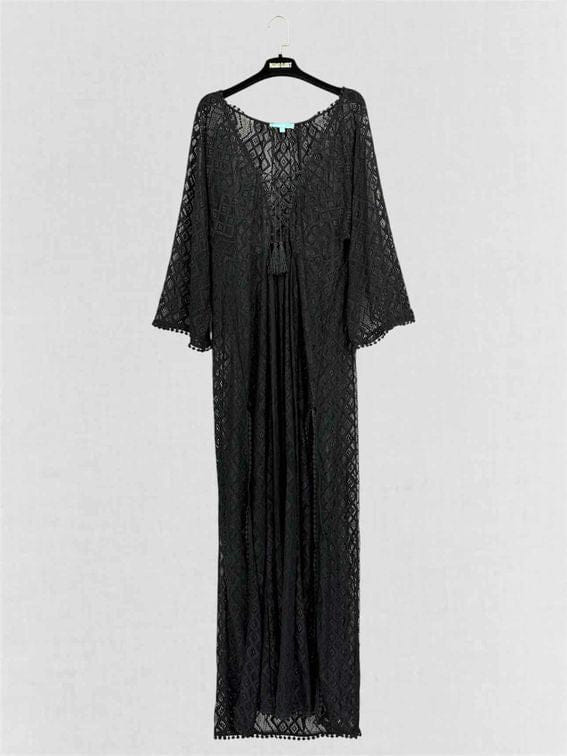 Melissa Odabash Black Lace Size Medium Coverup