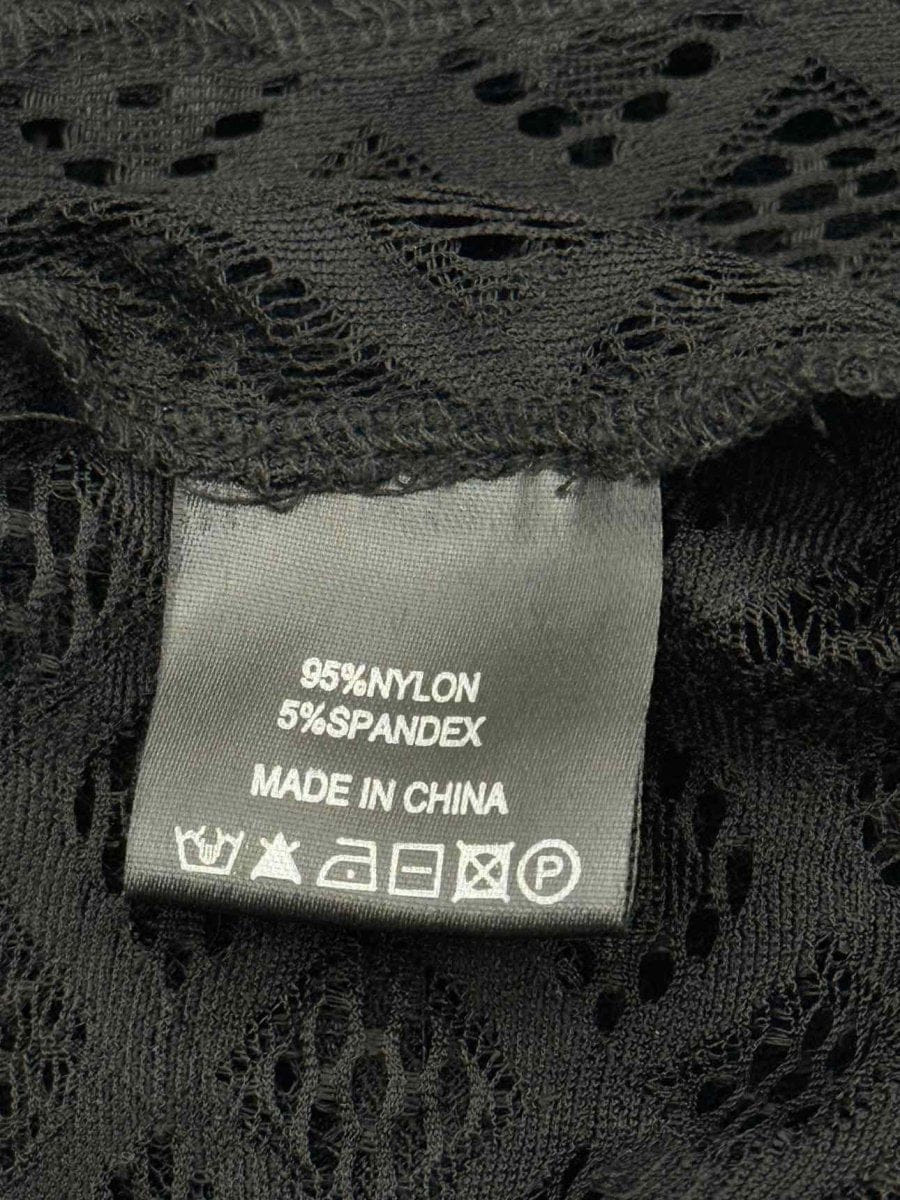 Melissa Odabash Black Lace Size Medium Coverup