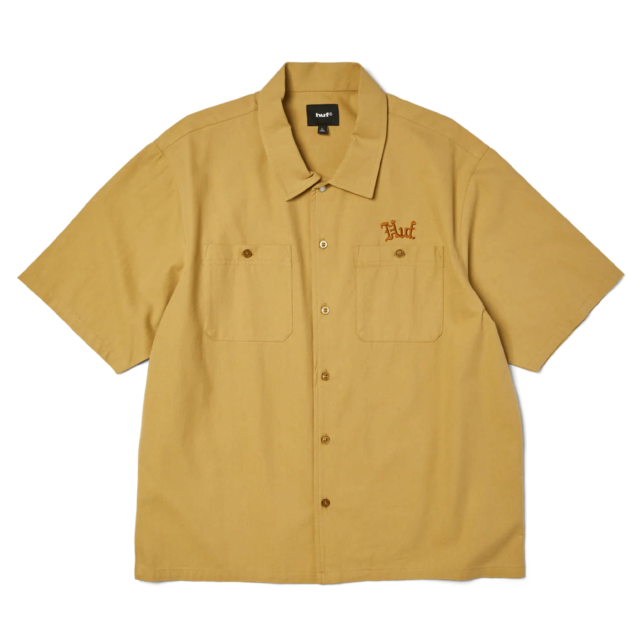 HUF S/S FANTASIES WORK SHIRT (TAN)
