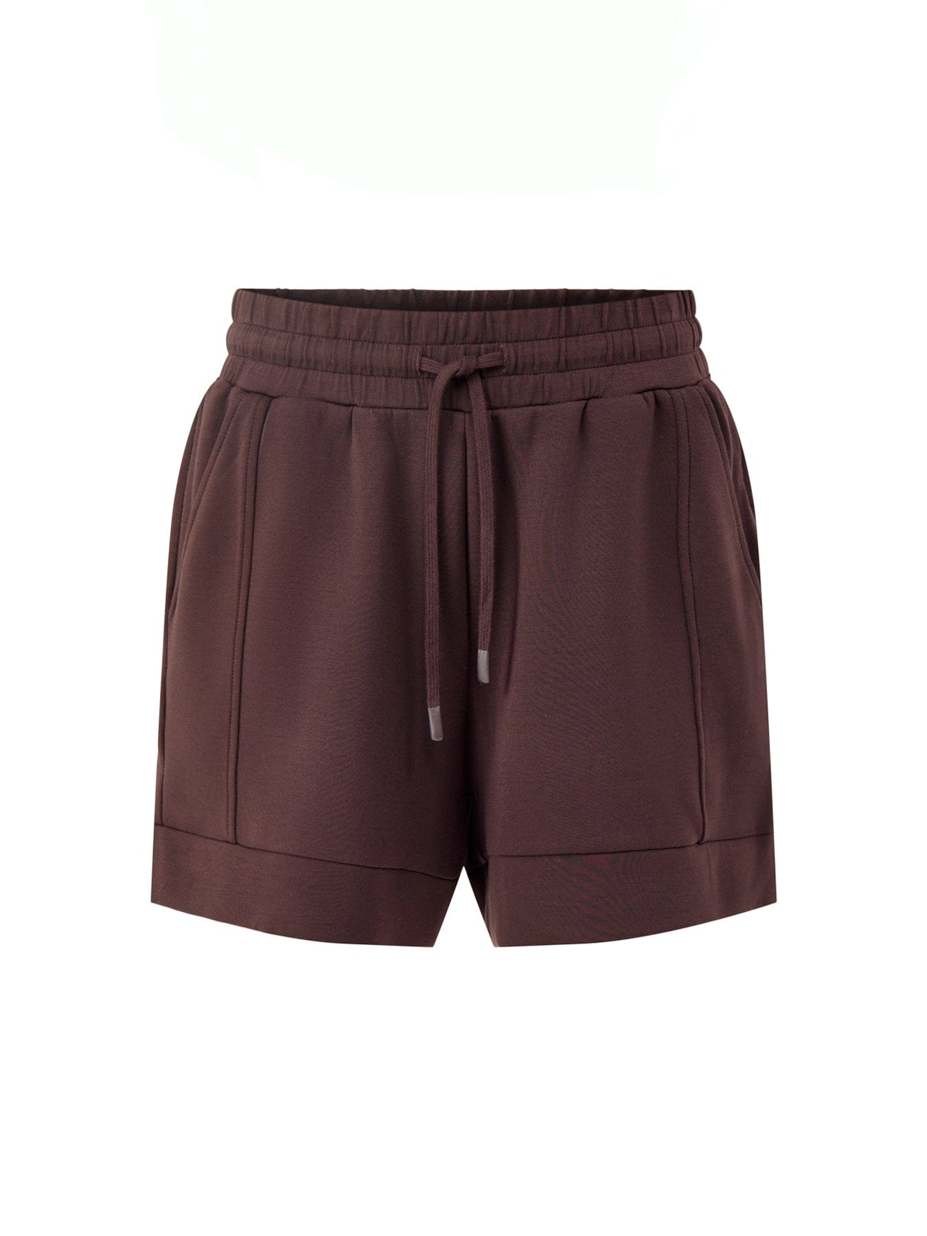Varley Atrium High Rise Sweatshorts Brown