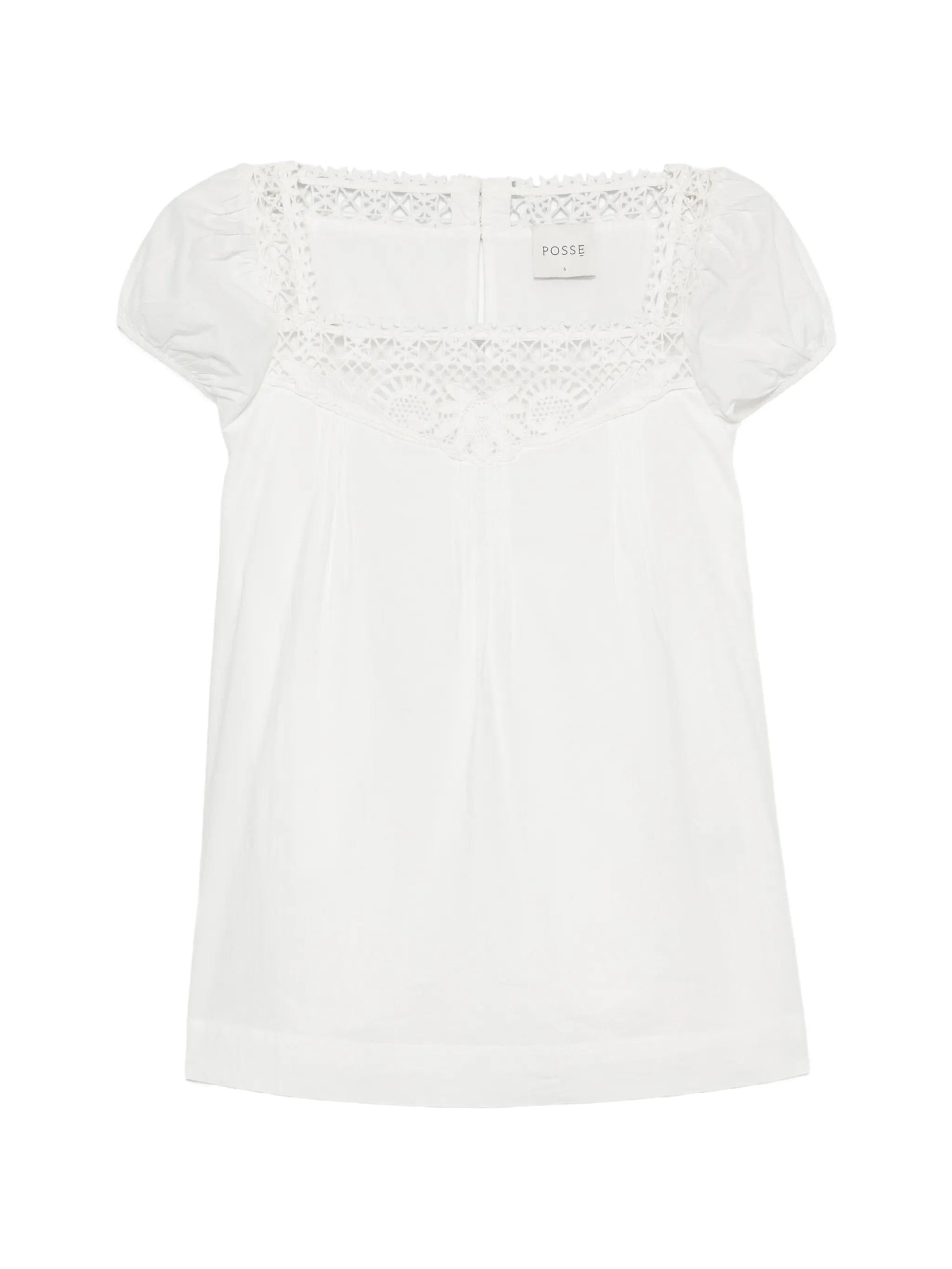 Posse Veda crochet - trim blouse