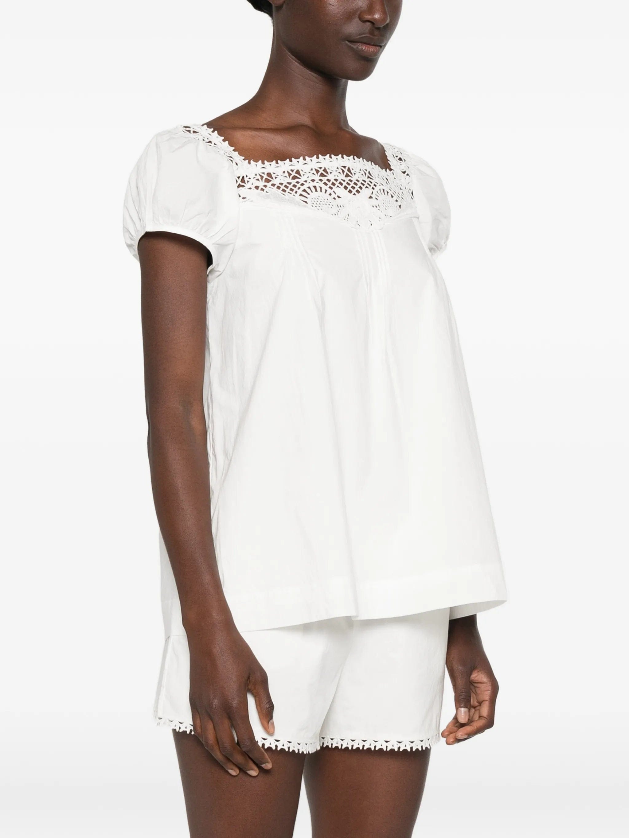 Posse Veda crochet - trim blouse