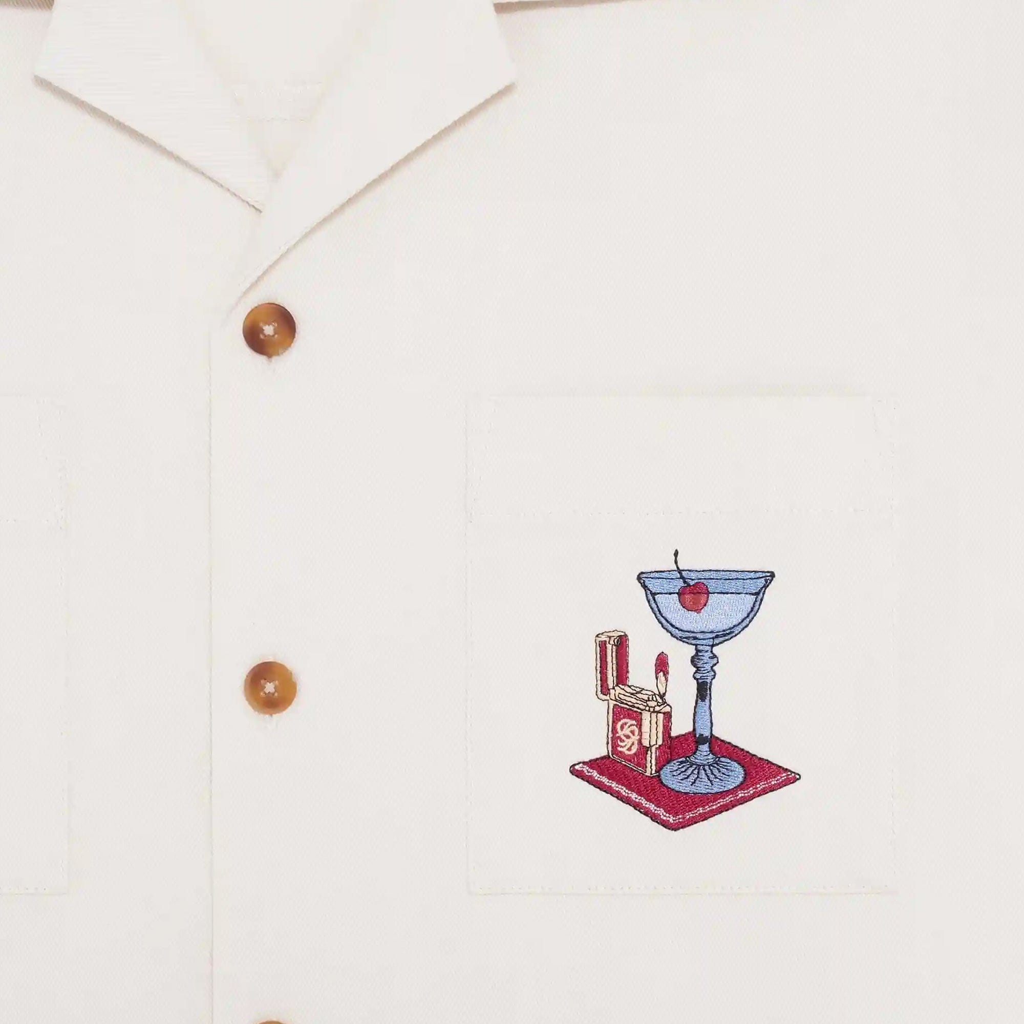 Drôle de Monsieur Mens Chemise Cocktail Shirt