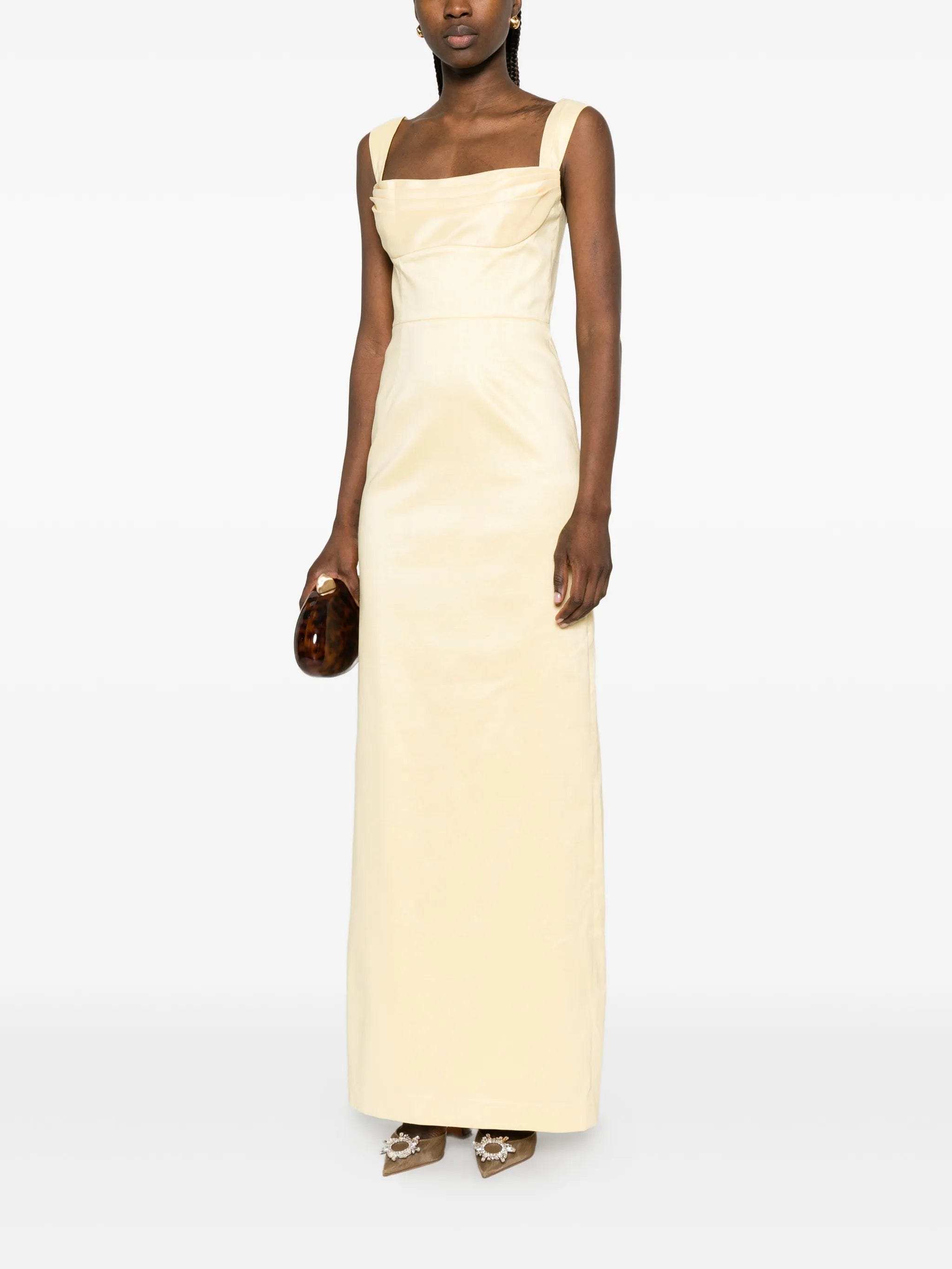 Rebecca Vallance Mandy ruched maxi dress