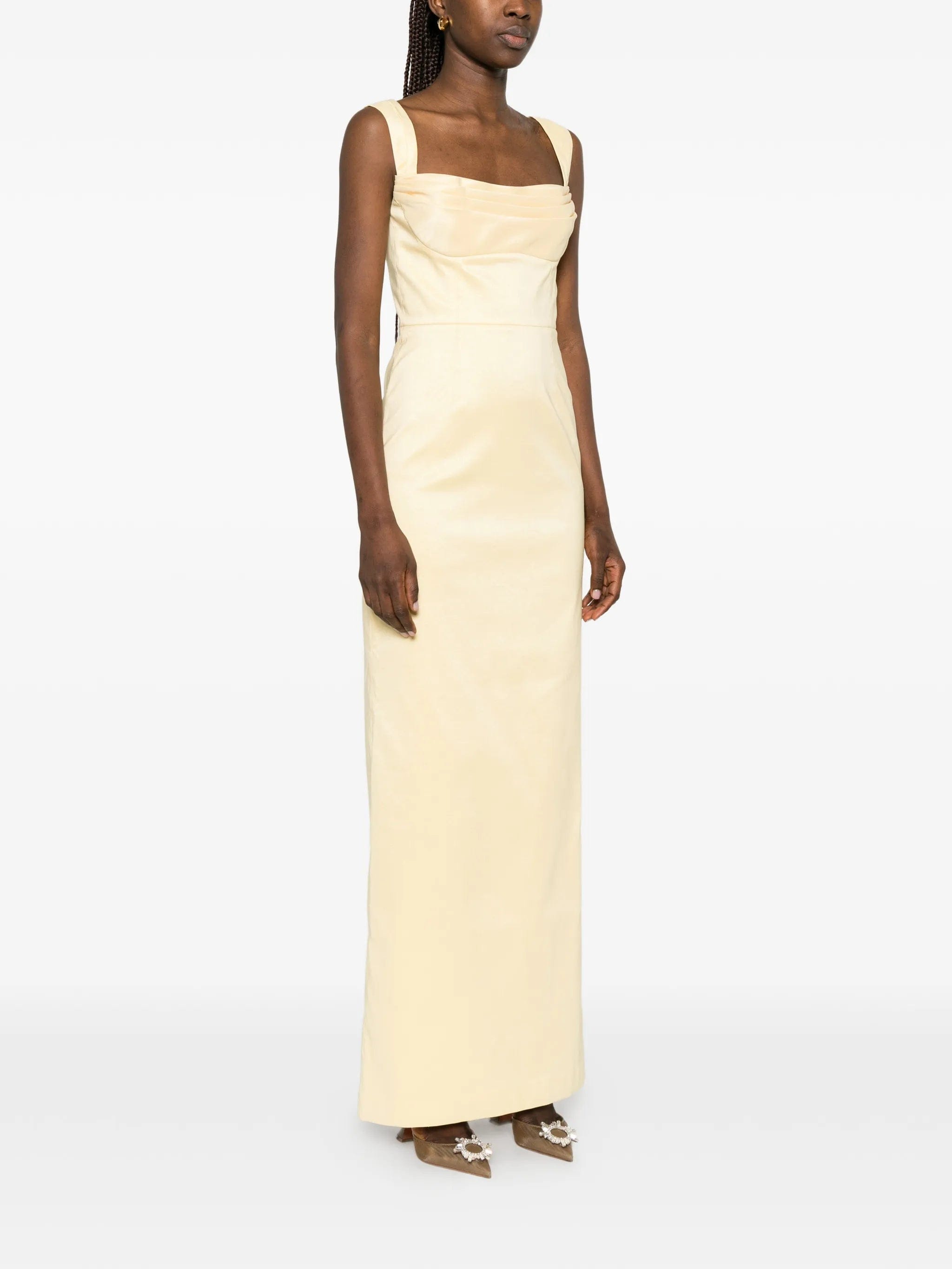 Rebecca Vallance Mandy ruched maxi dress