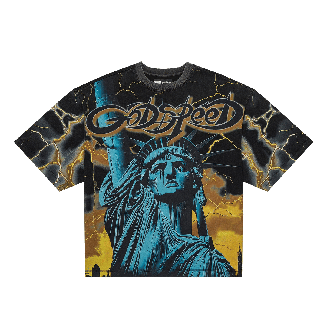Godspeed VOLTAGE T - SHIRT BLACK / YELLOW