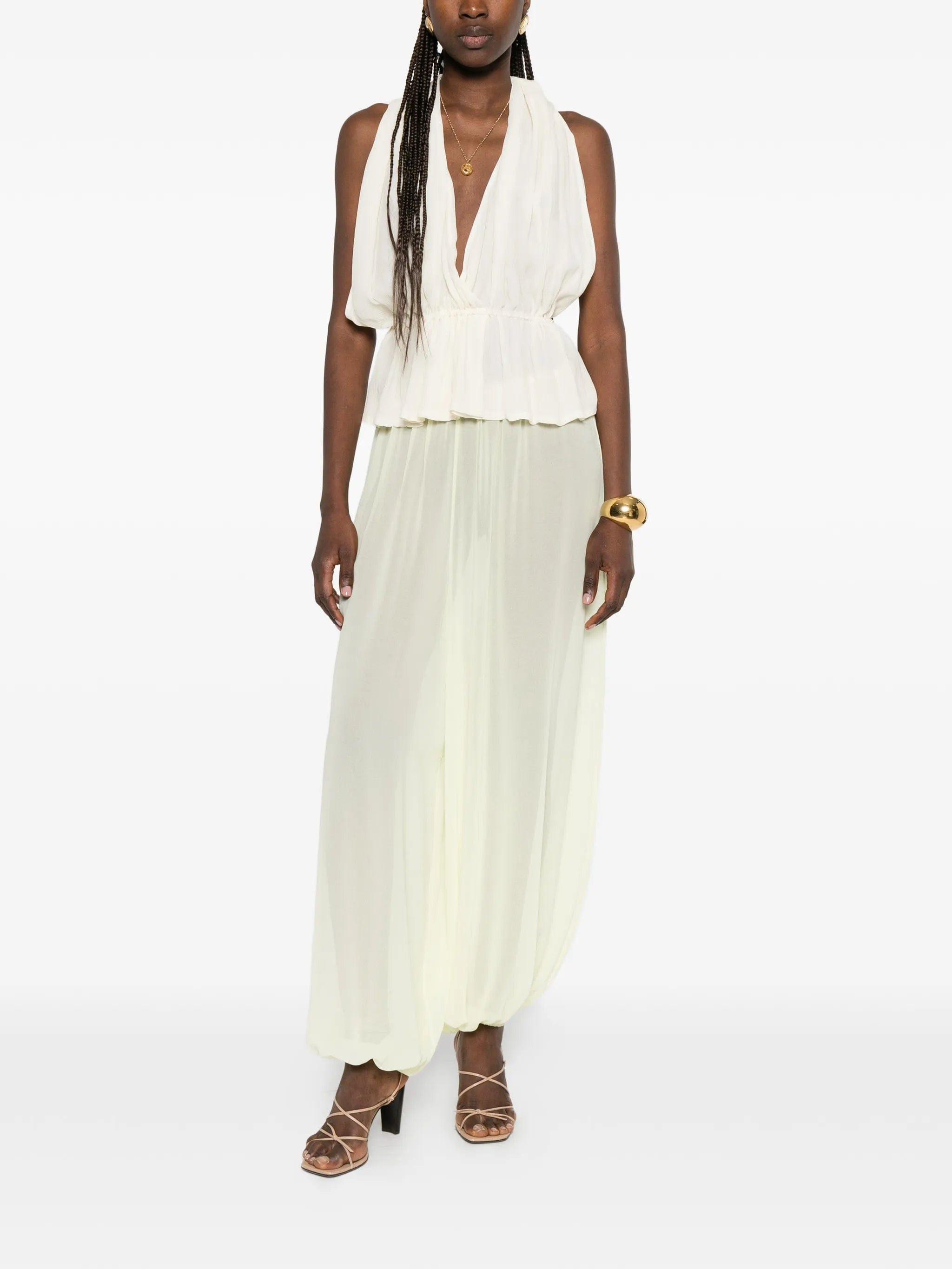 The Frankie Shop Mio sheer balloon pants