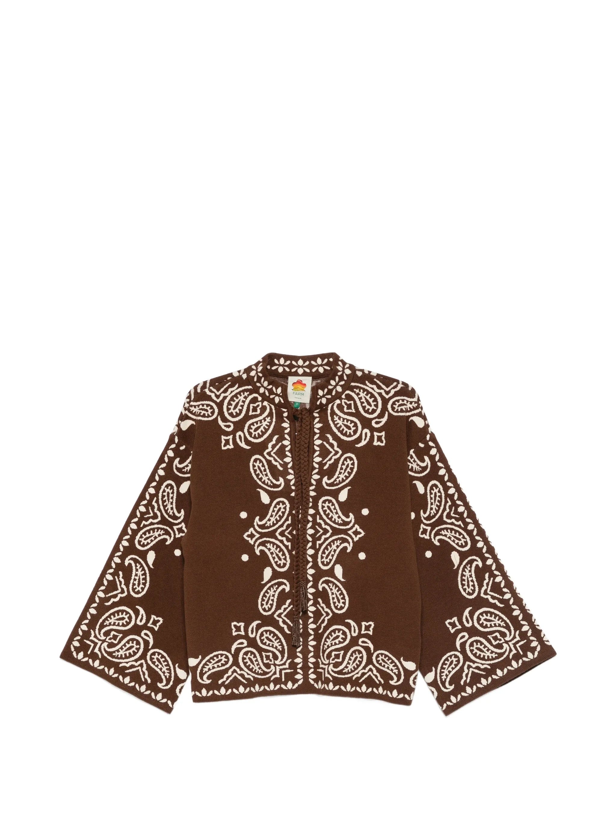 FARM Rio Bohemian Paisley long - sleeve sweater
