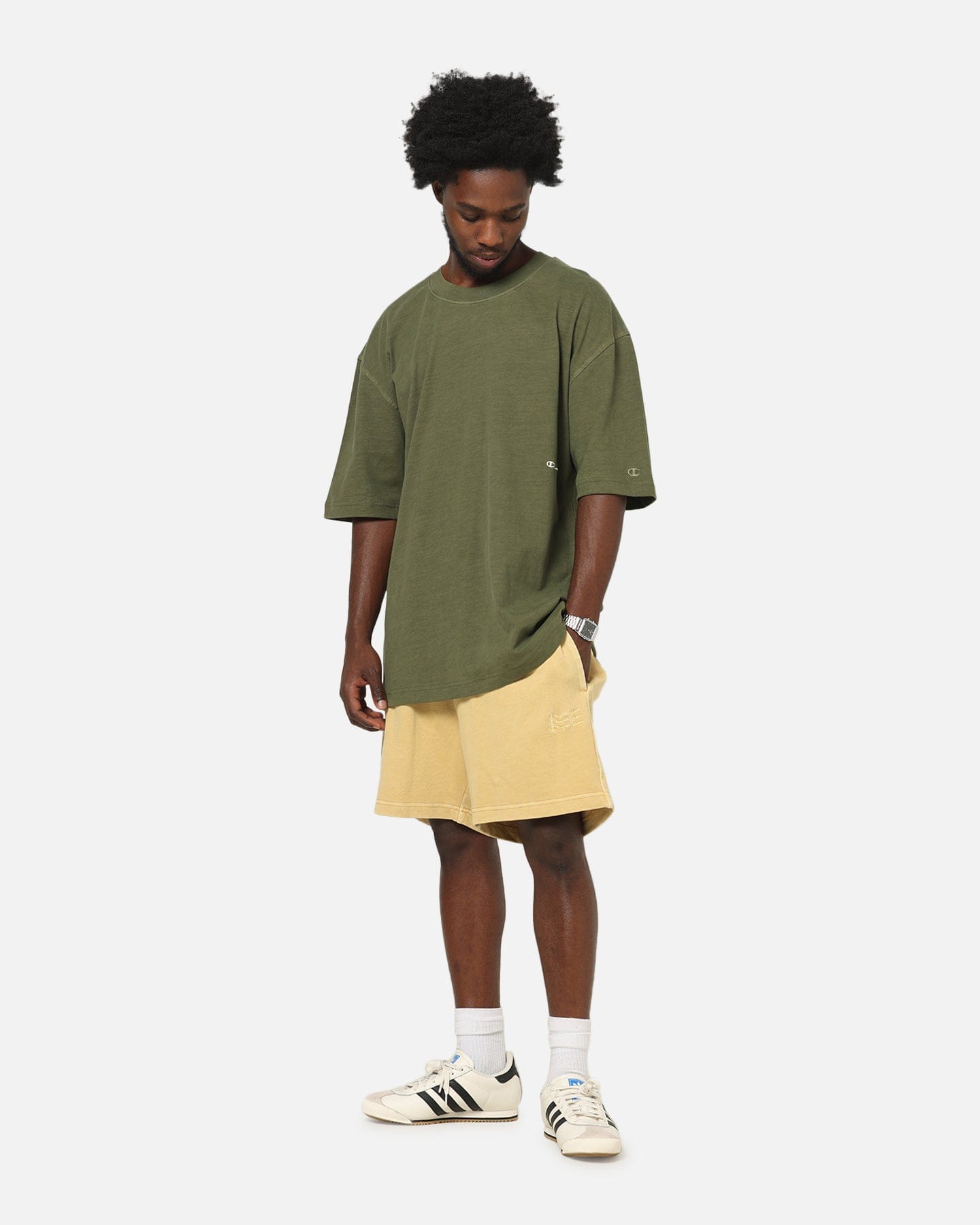 Champion Rochester Vintage Wash T - Shirt Immersive Olive
