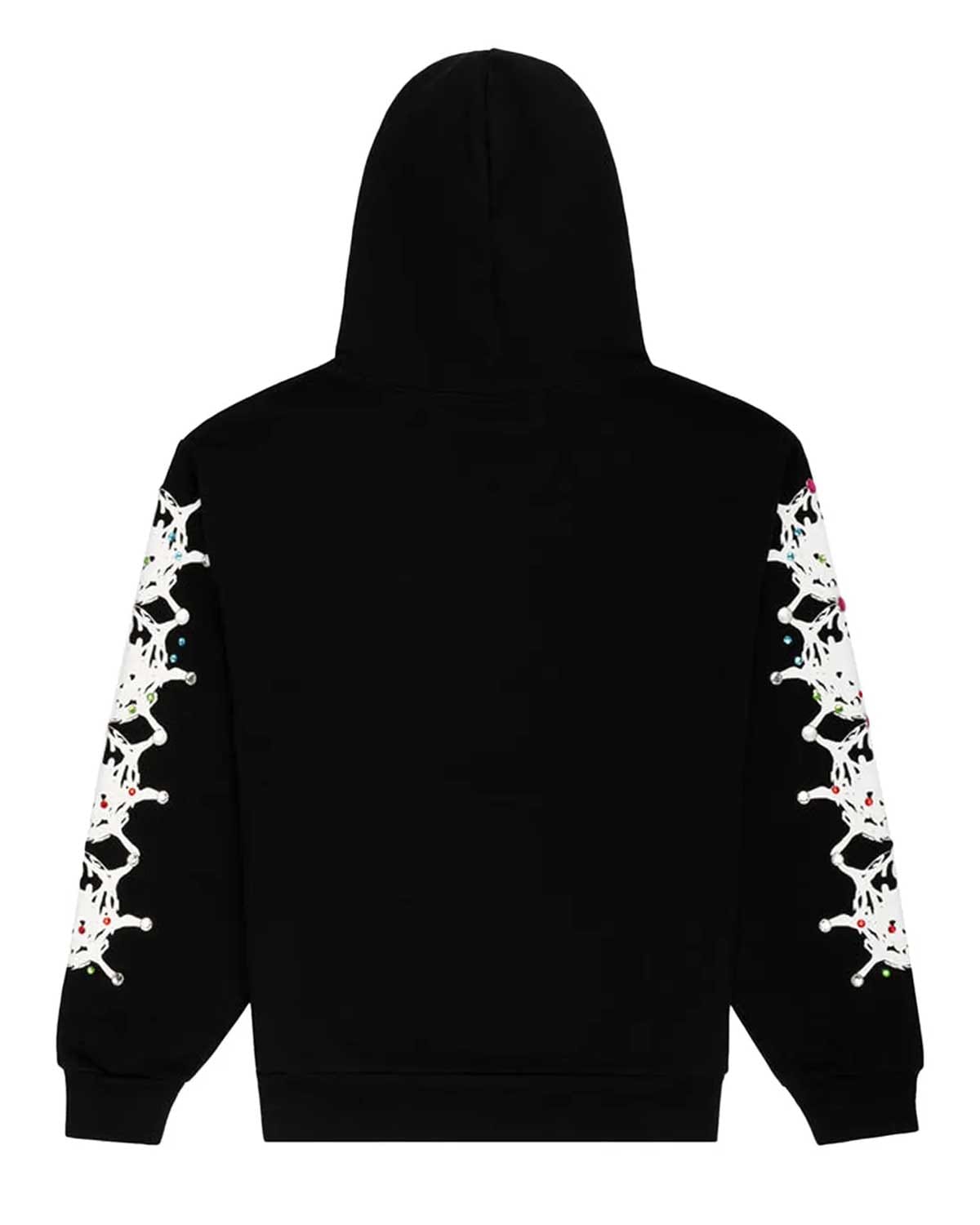 Sp5der Worldwide Sp5der Stone Hoodie Black