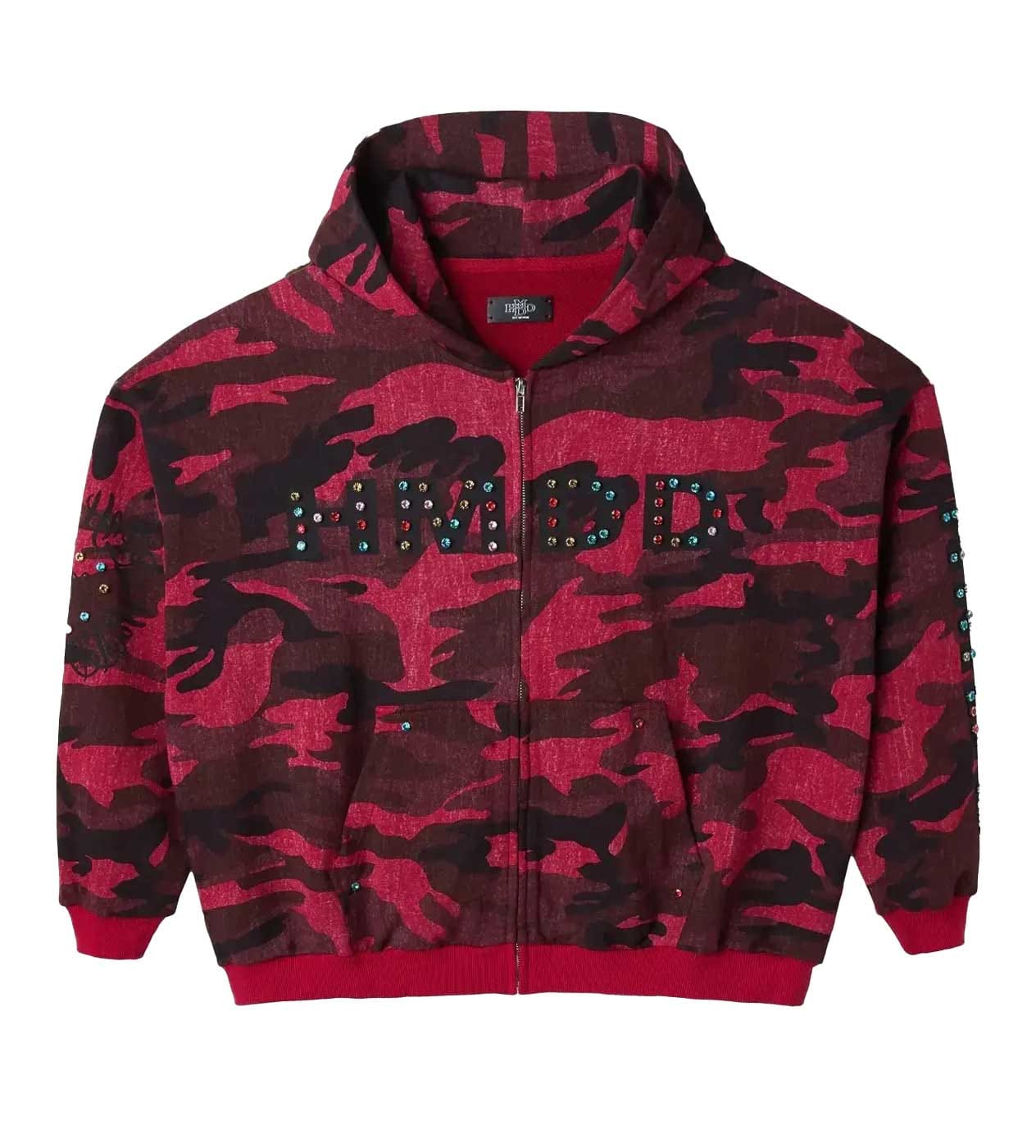 Hmdd Red Camo Chimstone Zip Up