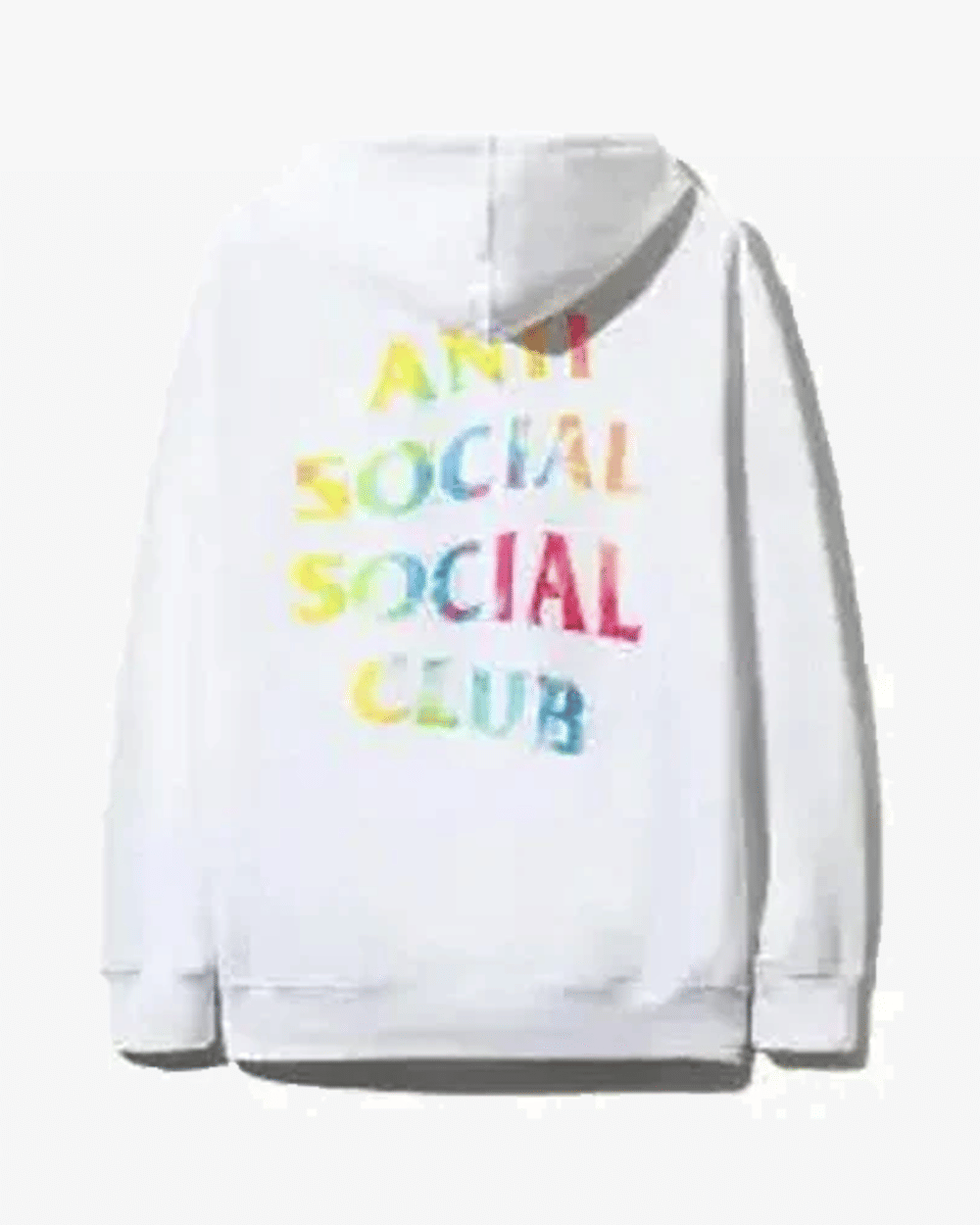 WHITE* ASSC TIE DYE WHITE HOODIE -