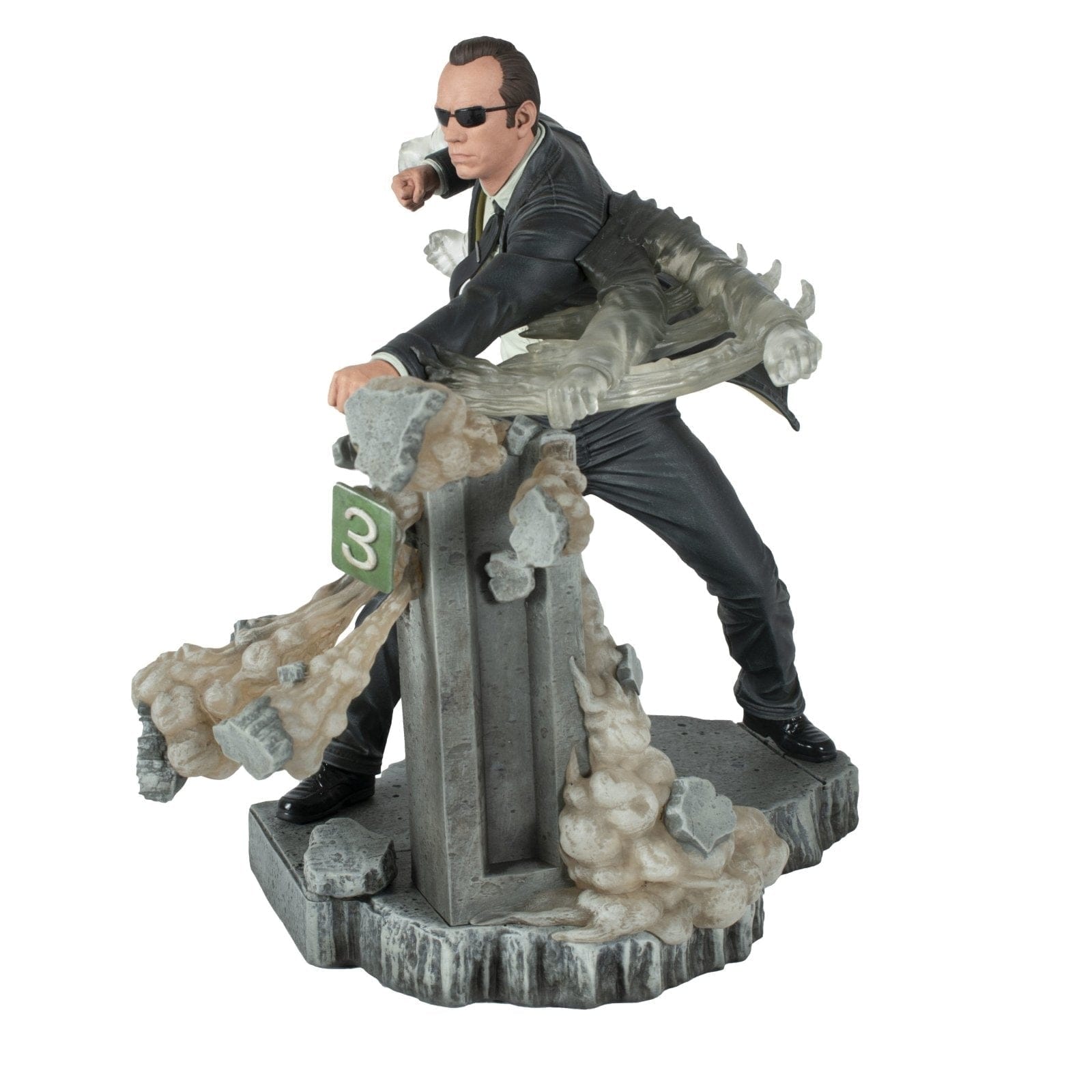 Diamond Select The Matrix Gallery Agent Smith PVC 10 - Inch Diorama