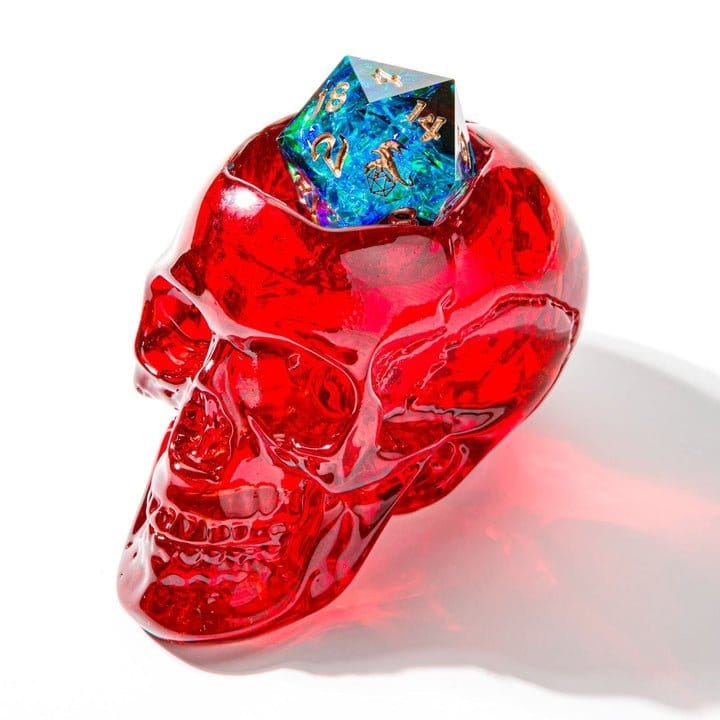 Hymgho D20 Dice Skull Holder - Choose a Color