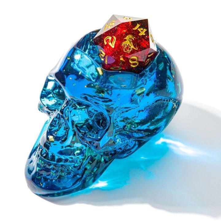 Hymgho D20 Dice Skull Holder - Choose a Color
