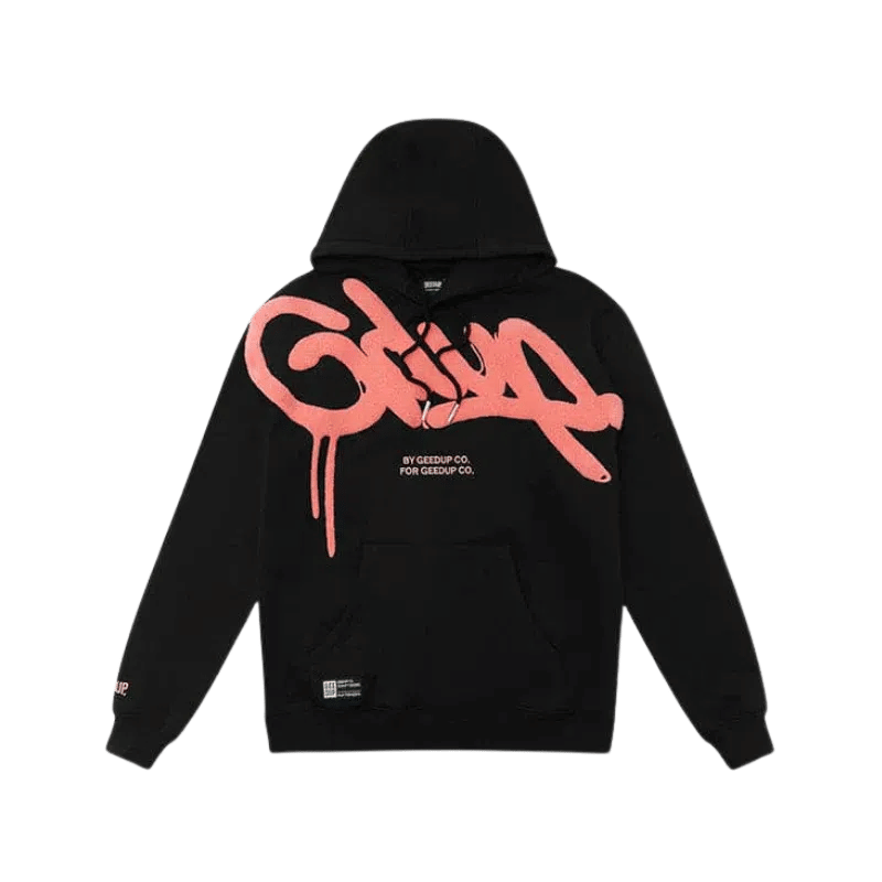 Geedup Handstyle Hoodie Peach Handstyle