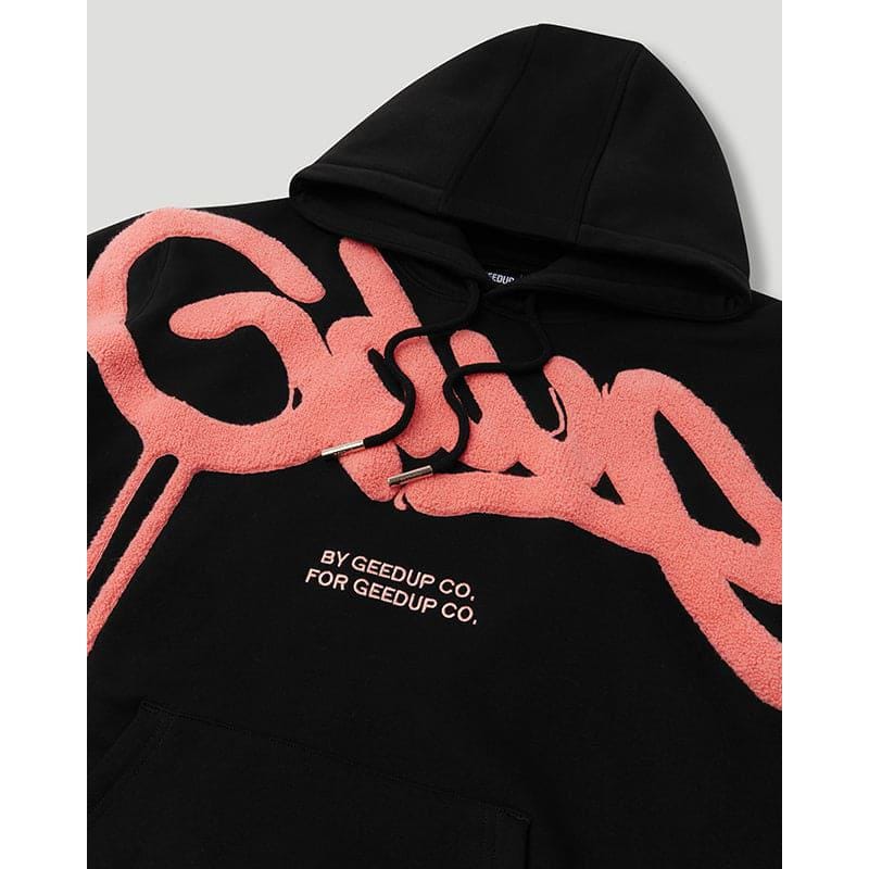 Geedup Handstyle Hoodie Peach Handstyle