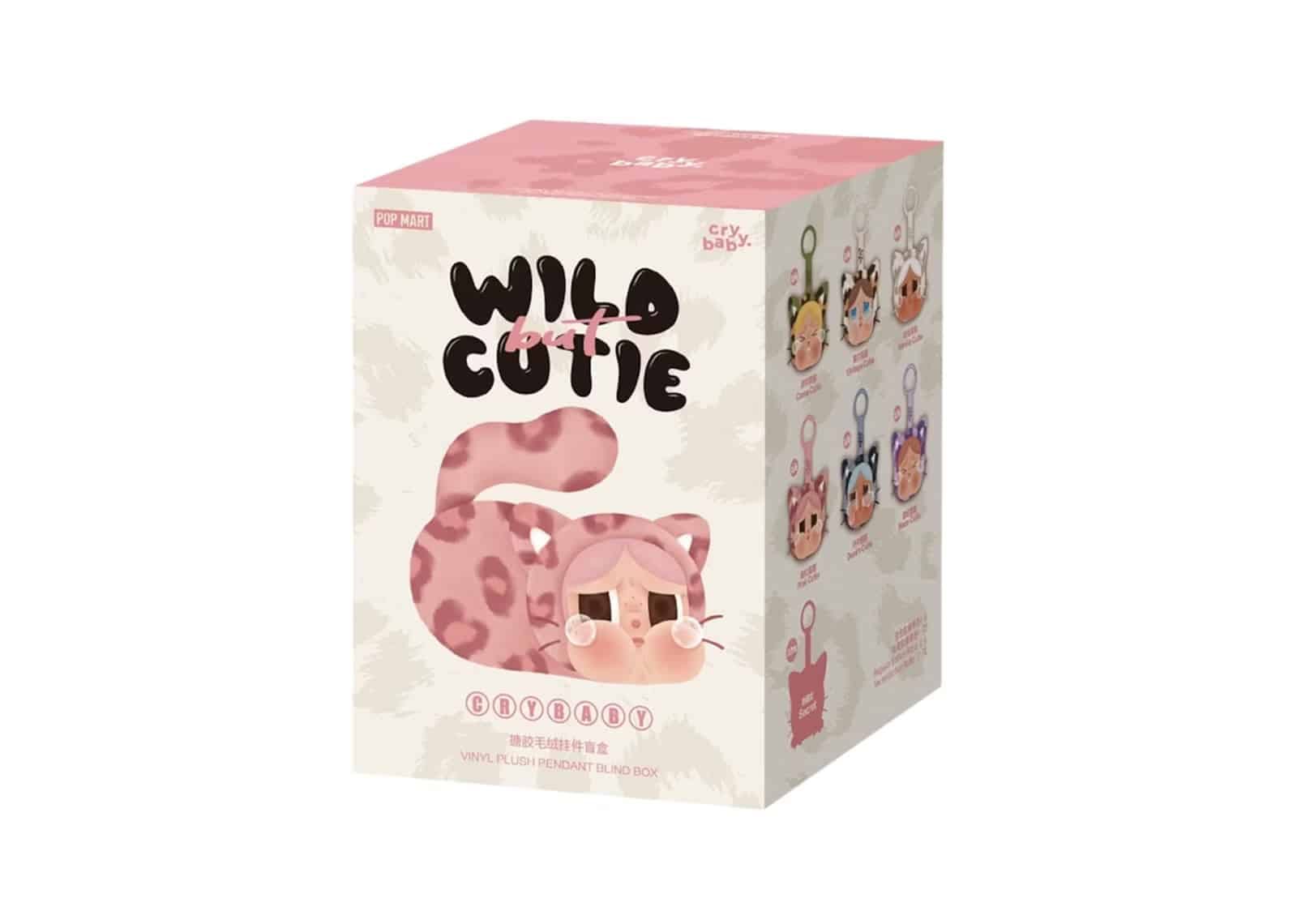 Pop Mart (labubu) Pop Mart CRYBABY Wild but Cutie Series Vinyl Plush Pendant Single Blind Box