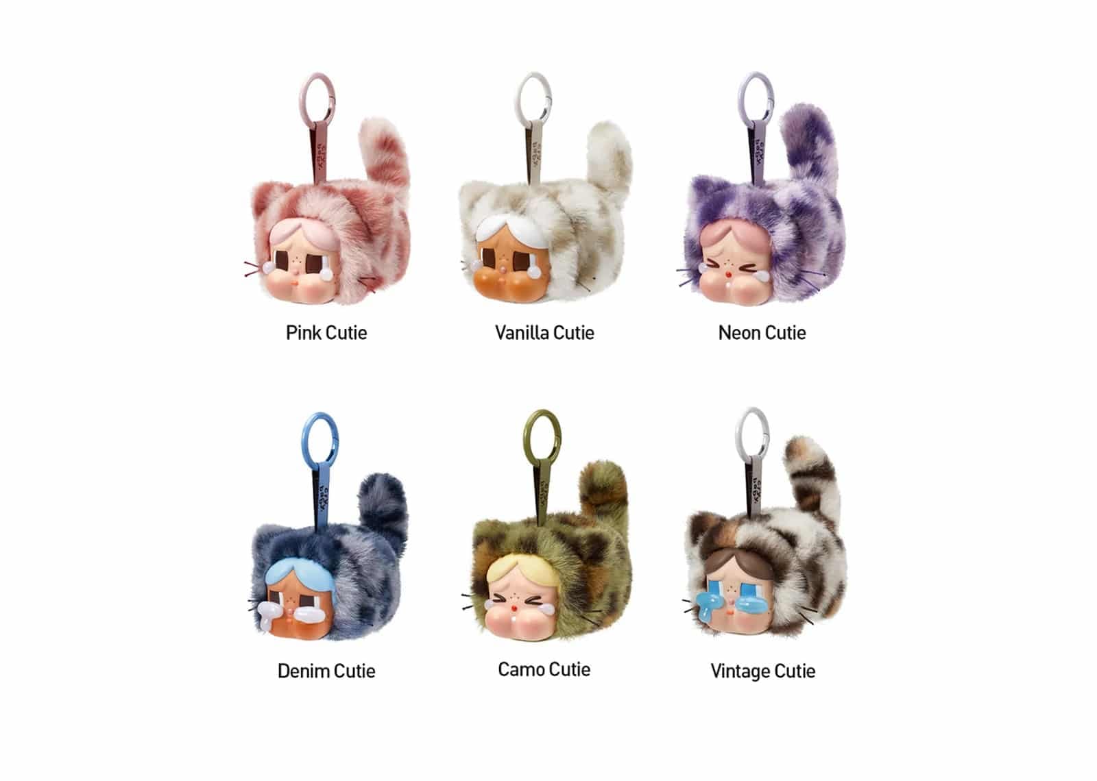 Pop Mart (labubu) Pop Mart CRYBABY Wild but Cutie Series Vinyl Plush Pendant Single Blind Box