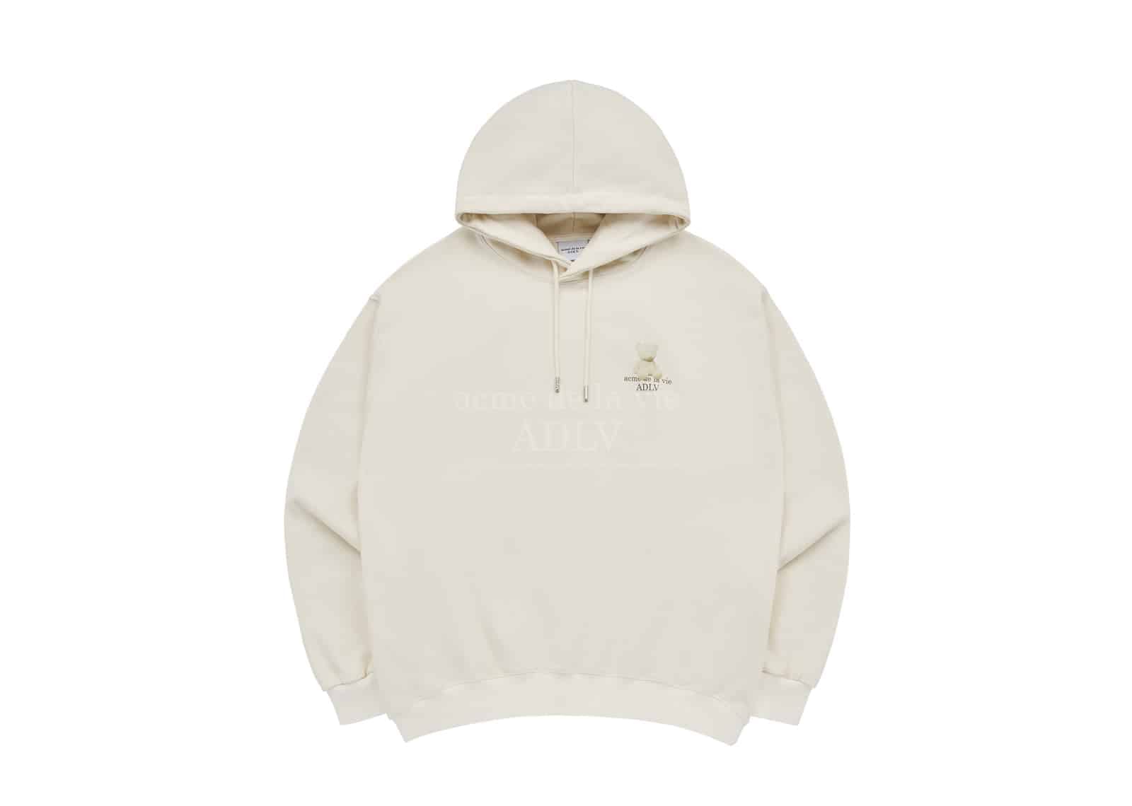 ACME de la VIE (ADLV) ADLV Sitting Bear Logo Hoodie Ivory