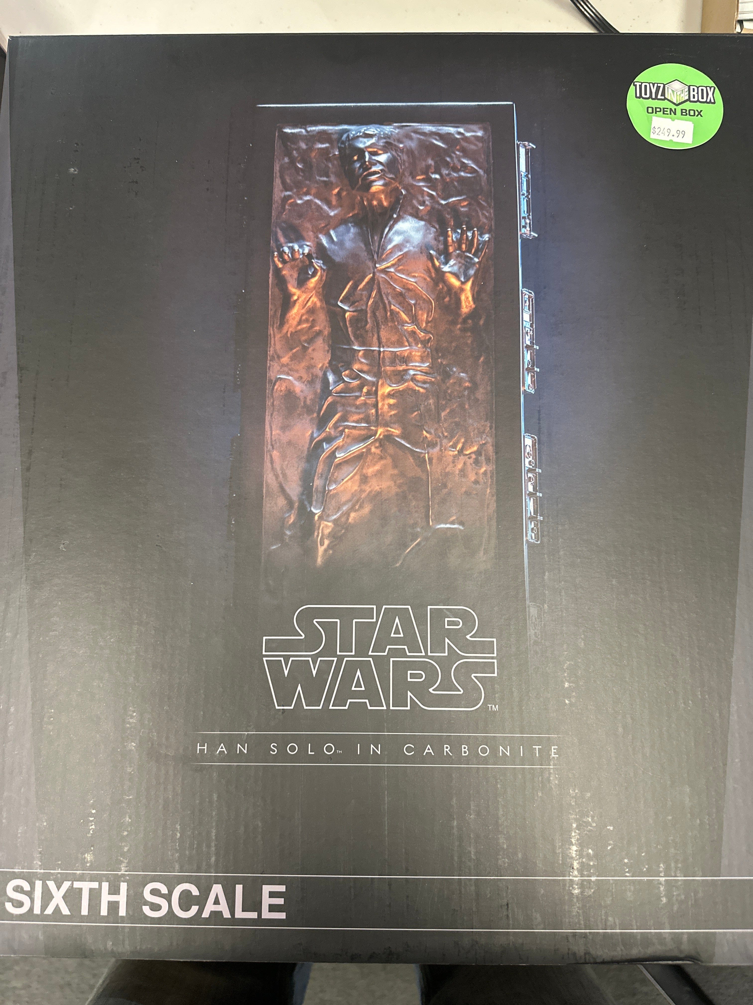 Sideshow **Open Box**Sideshow 1/6 Scale Star Wars Han Solo In Carbonite