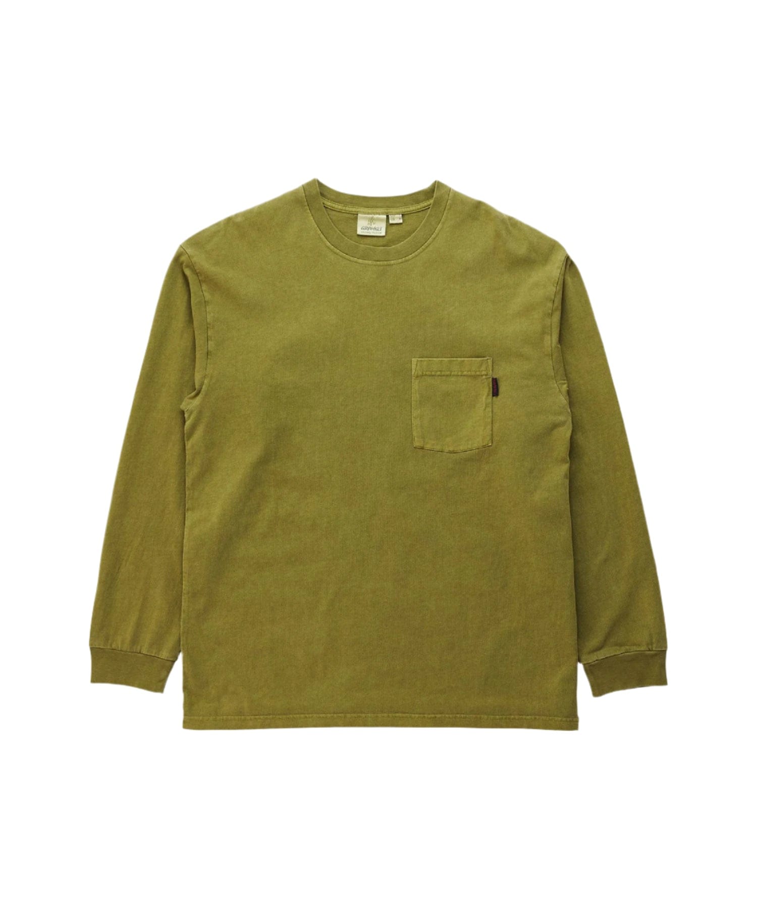 GRAMICCI L/S Pocket T-Shirt Pigment Dyed pistachio pigment