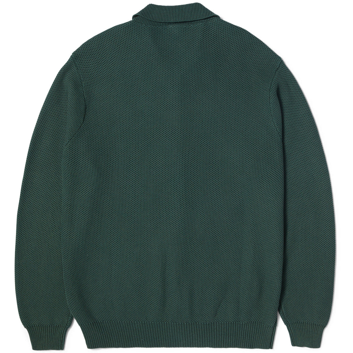 HUF Anton Zip Overdyed Sweater (Hunter Green)