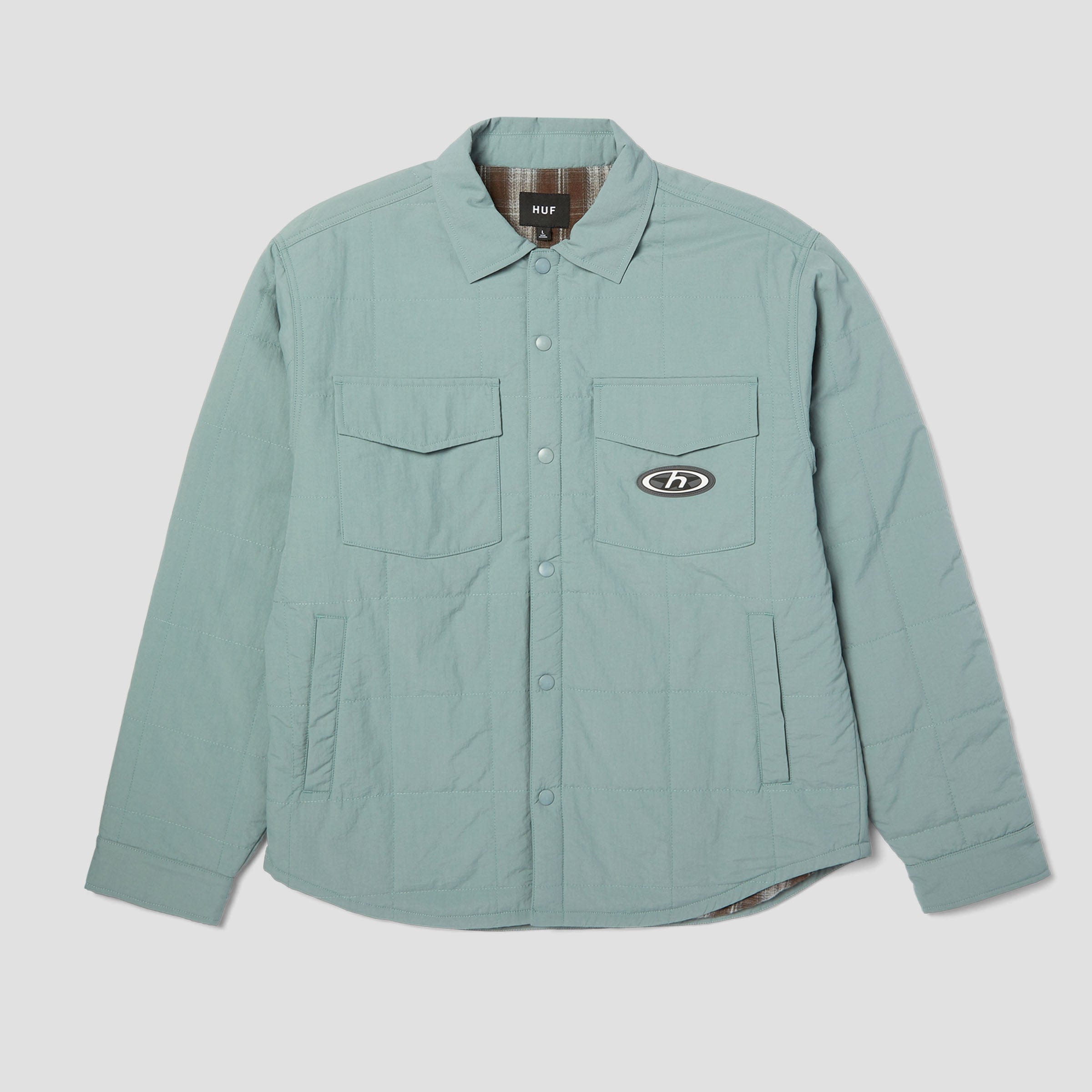 HUF Villard Shacket Steel Blue