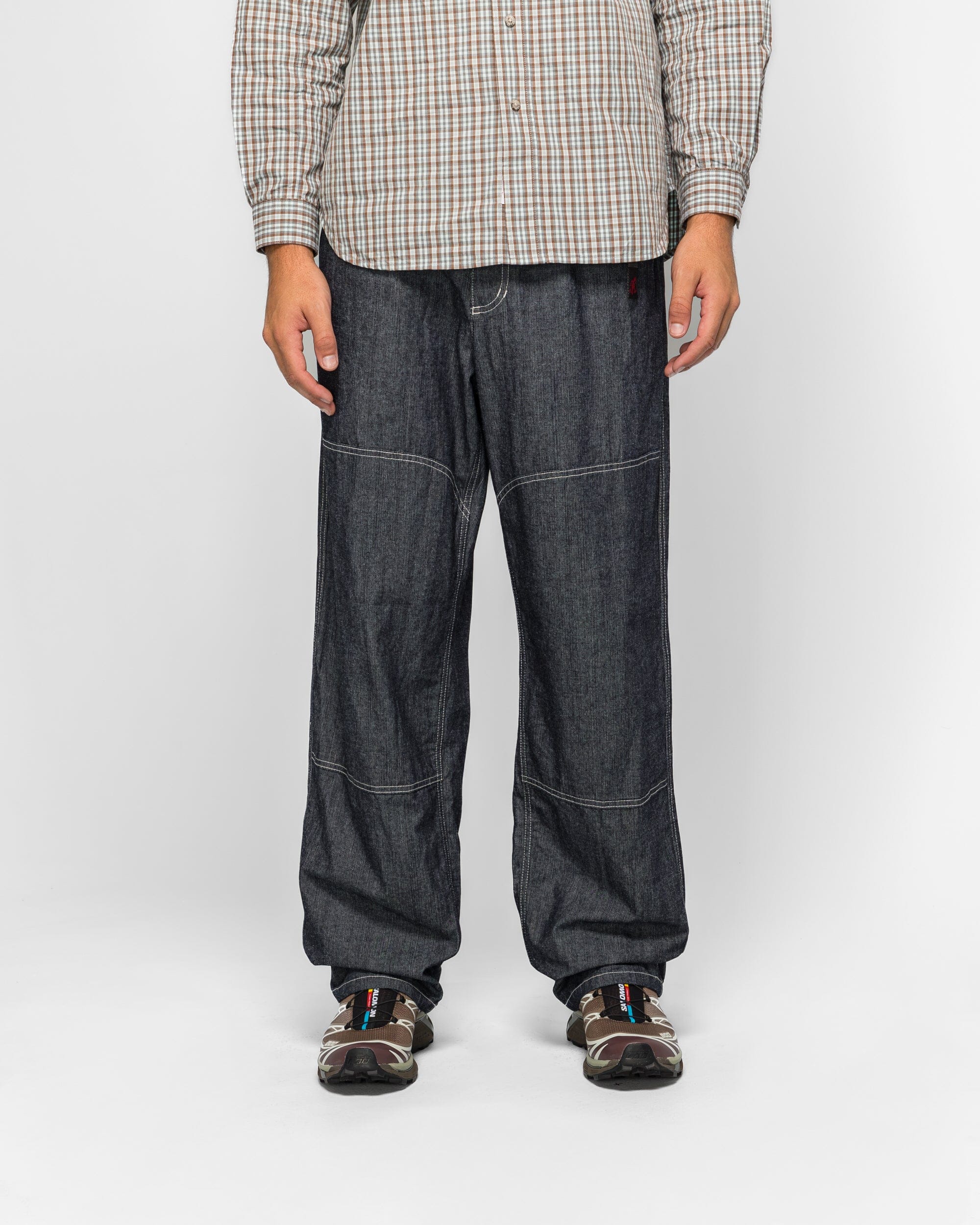 Gramicci Japanese Chambray Double Knee - Navy
