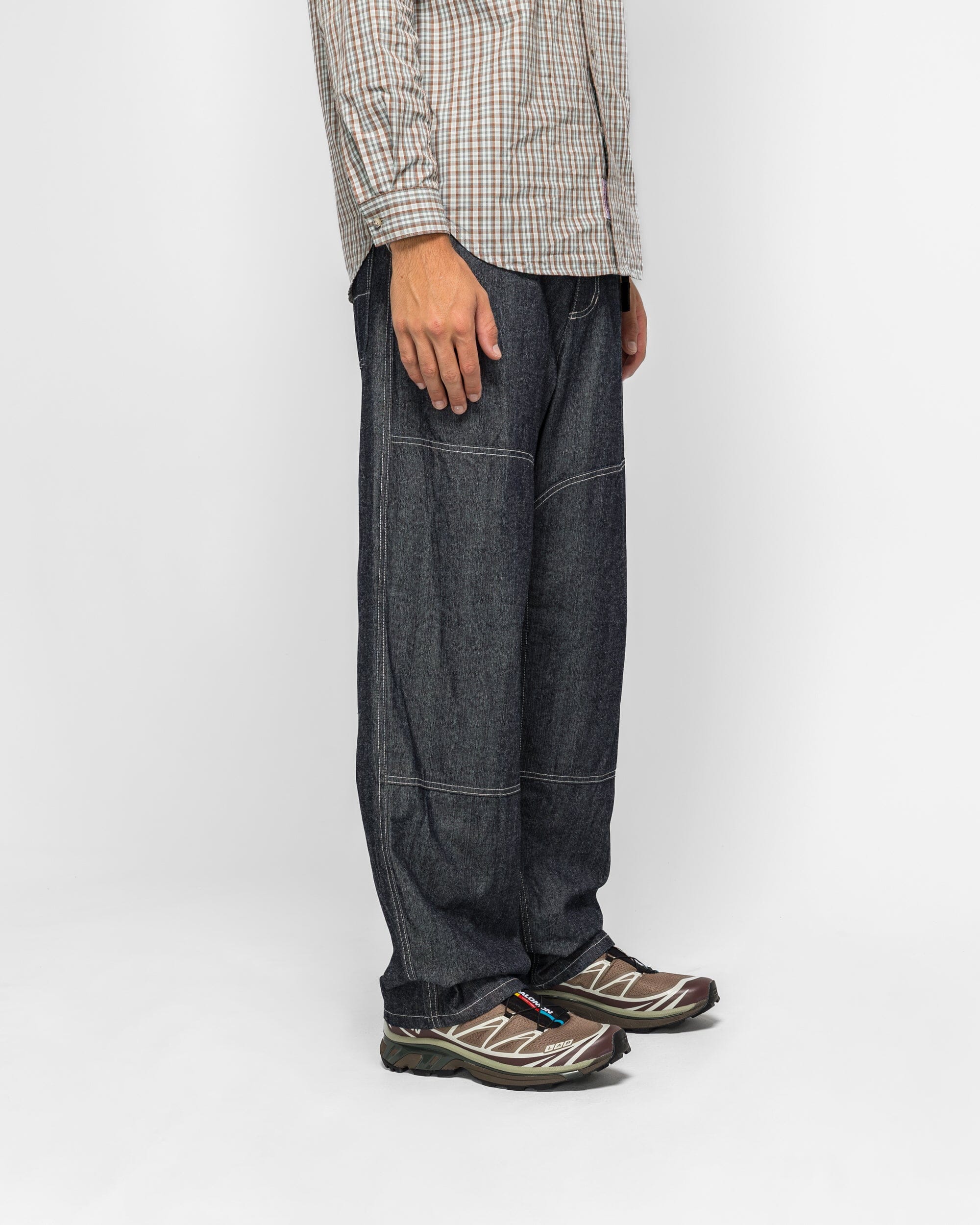 Gramicci Japanese Chambray Double Knee - Navy
