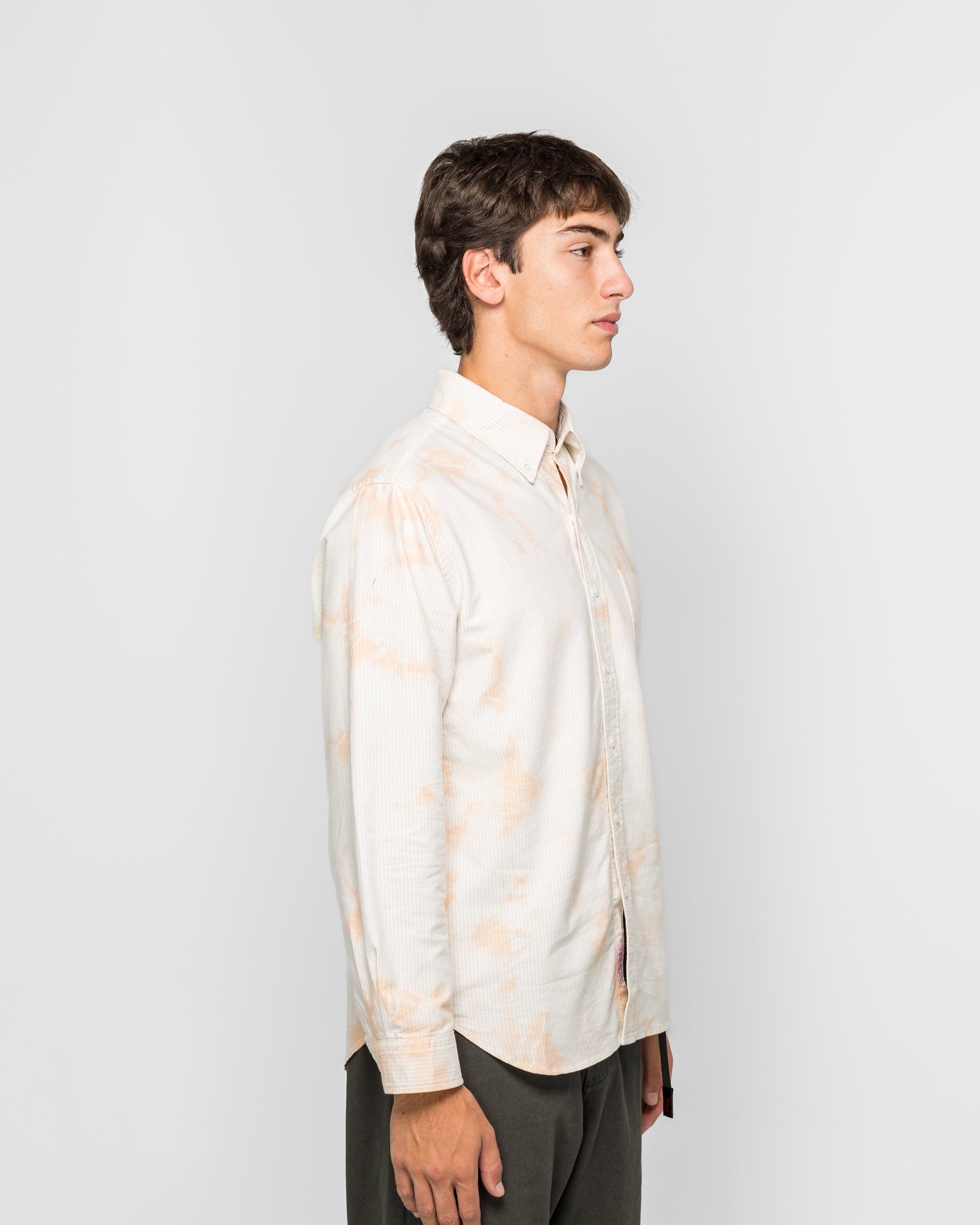 Gramicci Classic Oxford Bleached Shirt - Stripe
