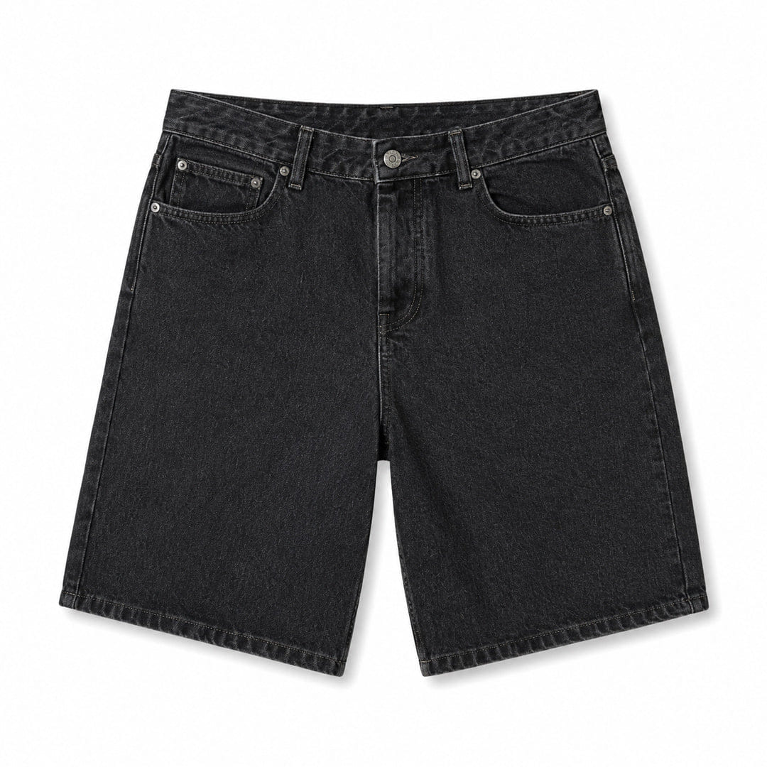 Bound Signature Denim Jorts - Washed Black