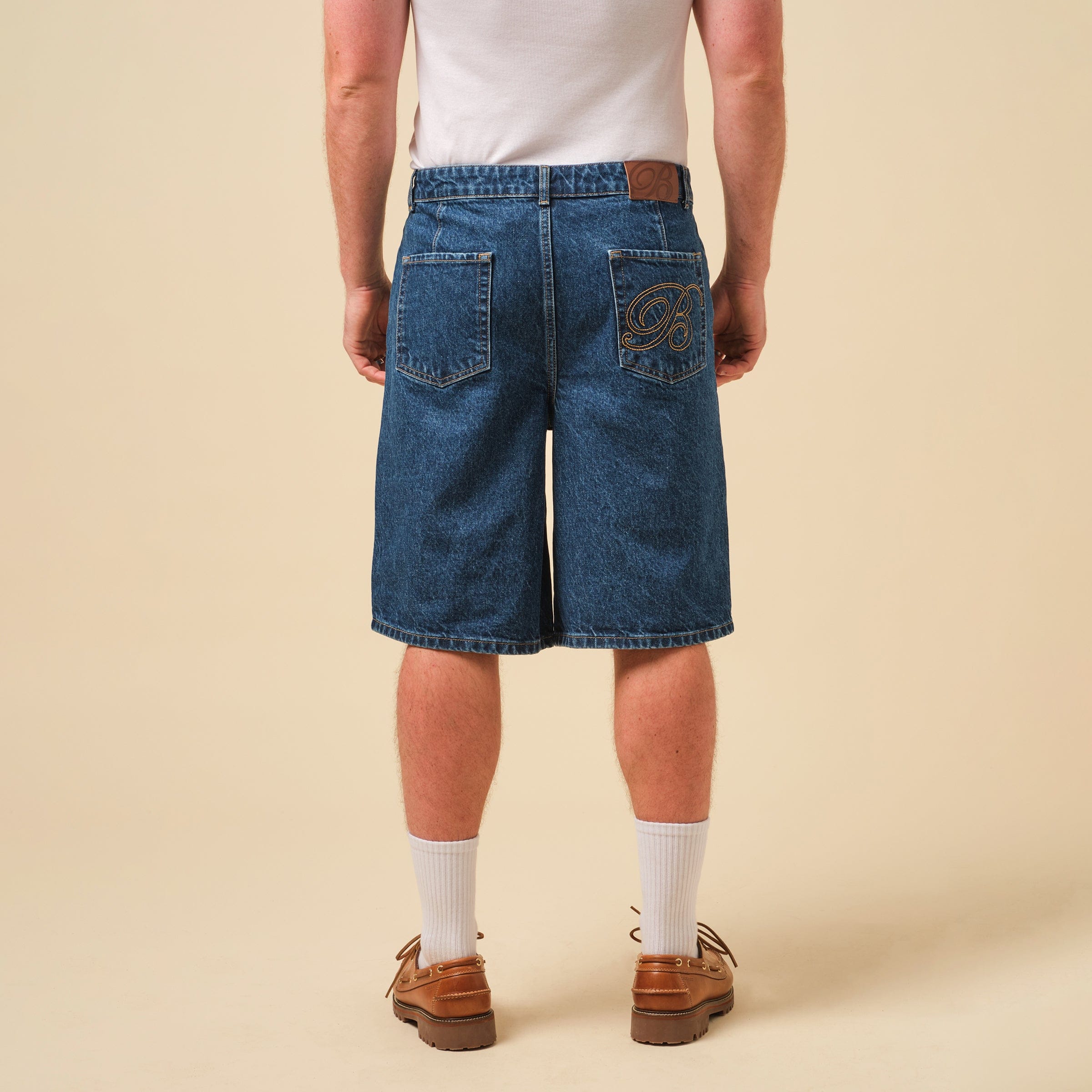 Bound Signature Denim Jorts - Mid - Blue