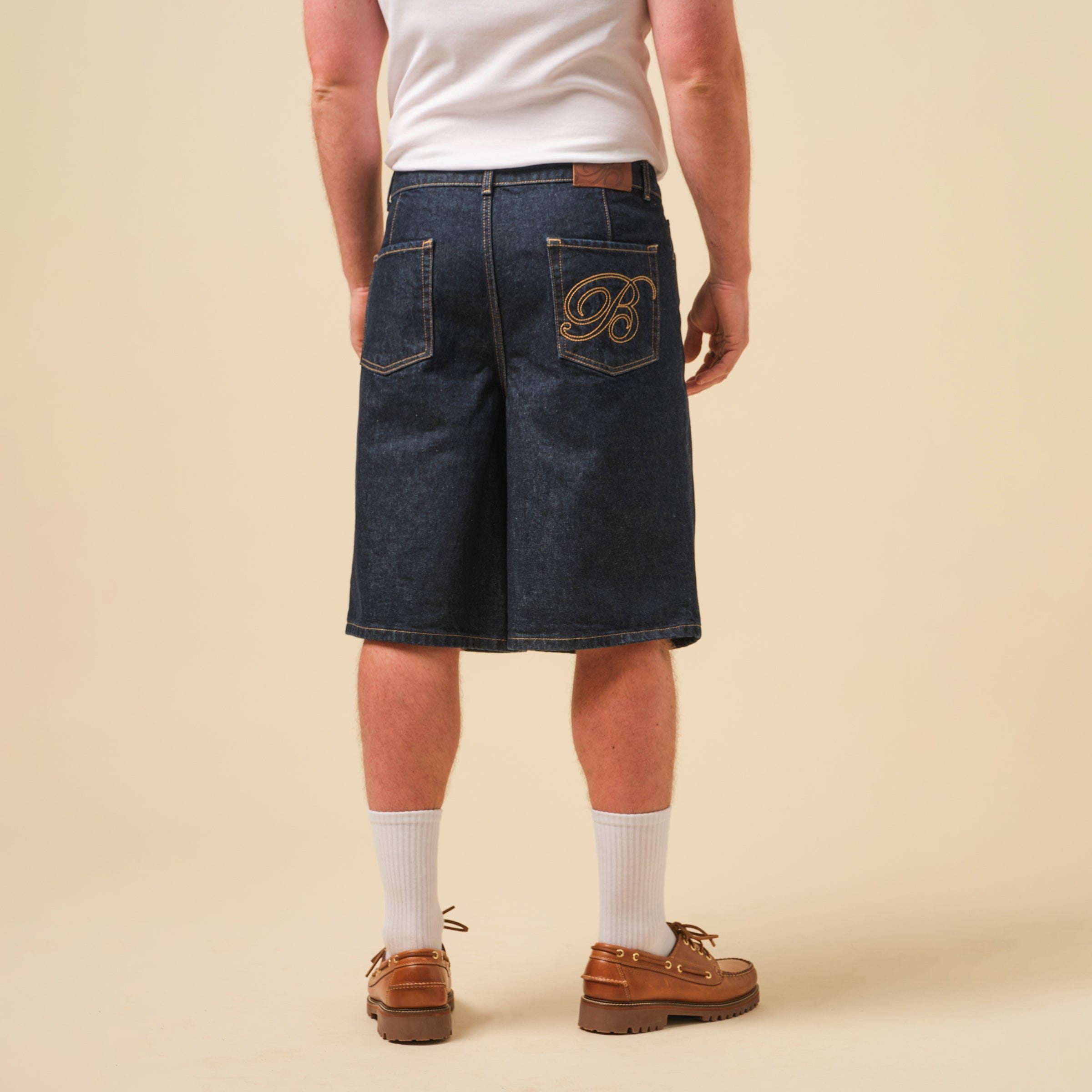 Bound Signature Denim Jorts - Indigo