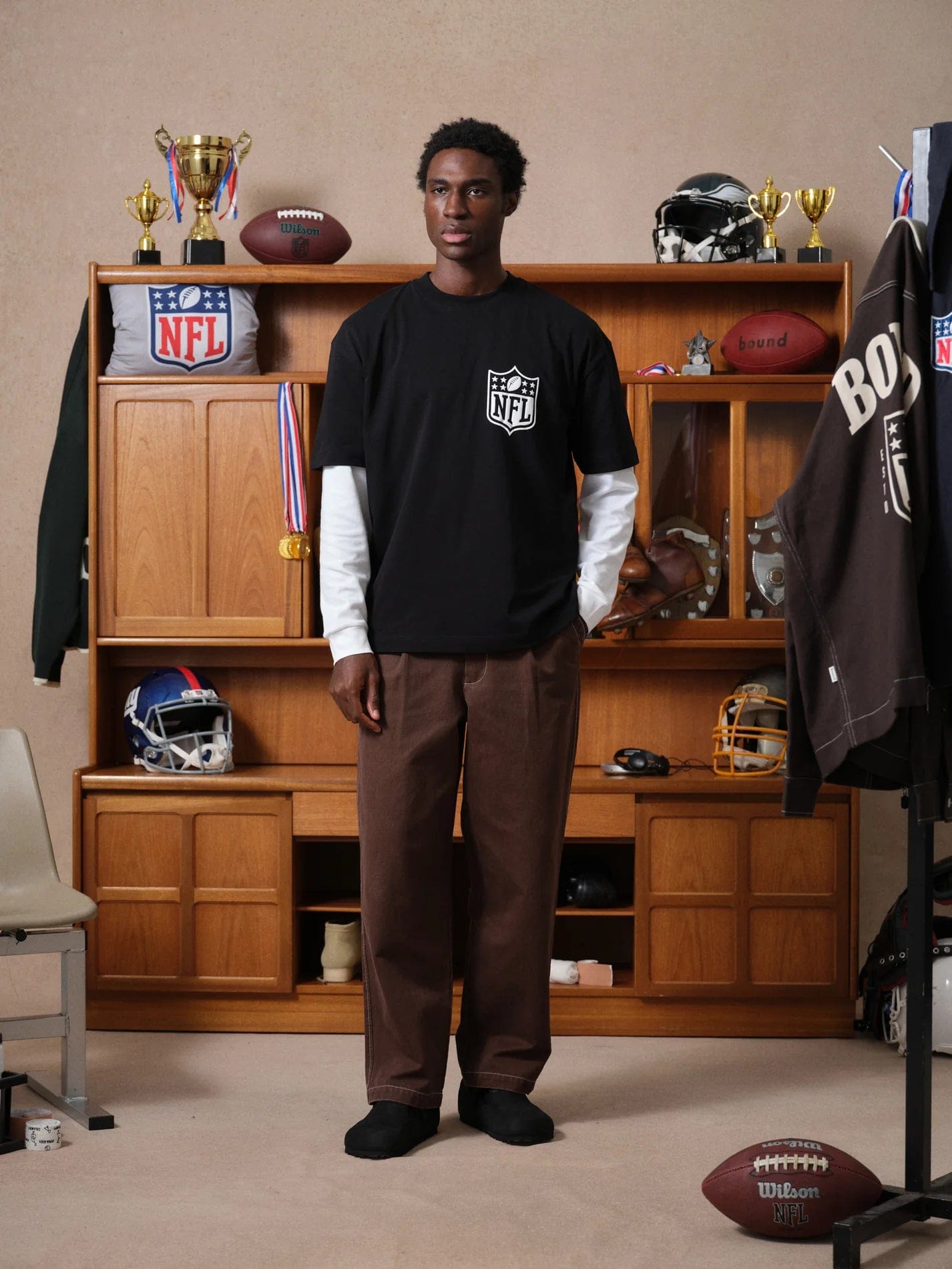 Bound x NFL T-Shirt - Black