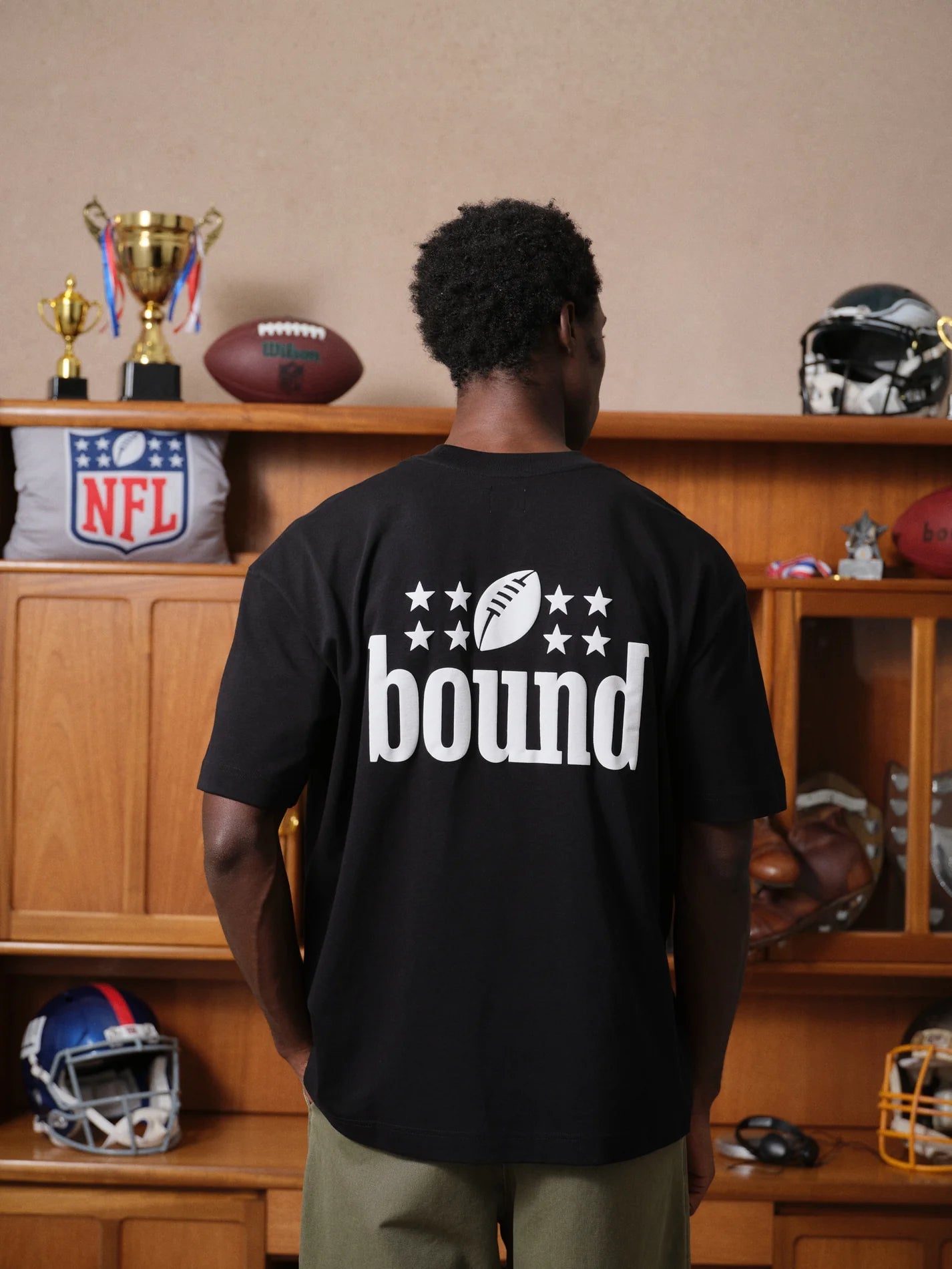 Bound x NFL T-Shirt - Black