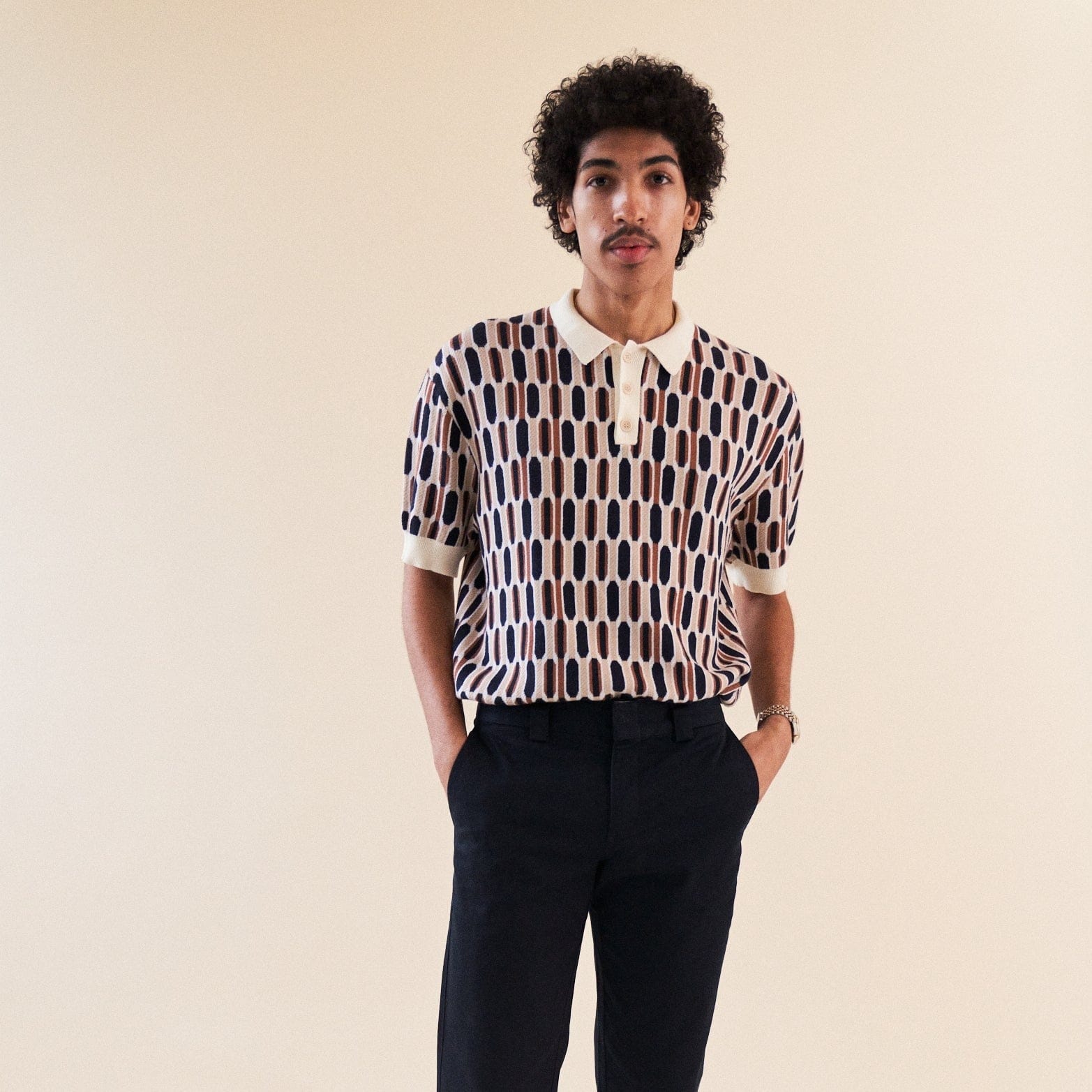 Bound Messina Knit Polo