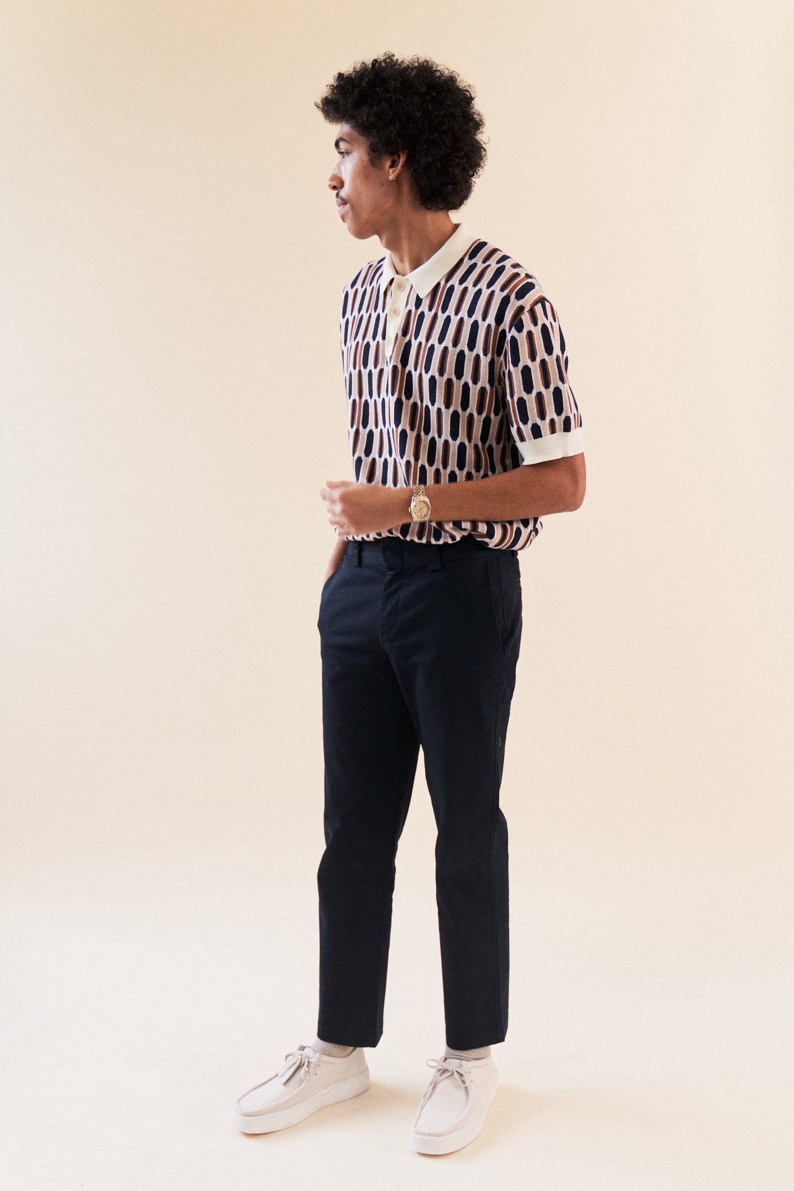Bound Messina Knit Polo