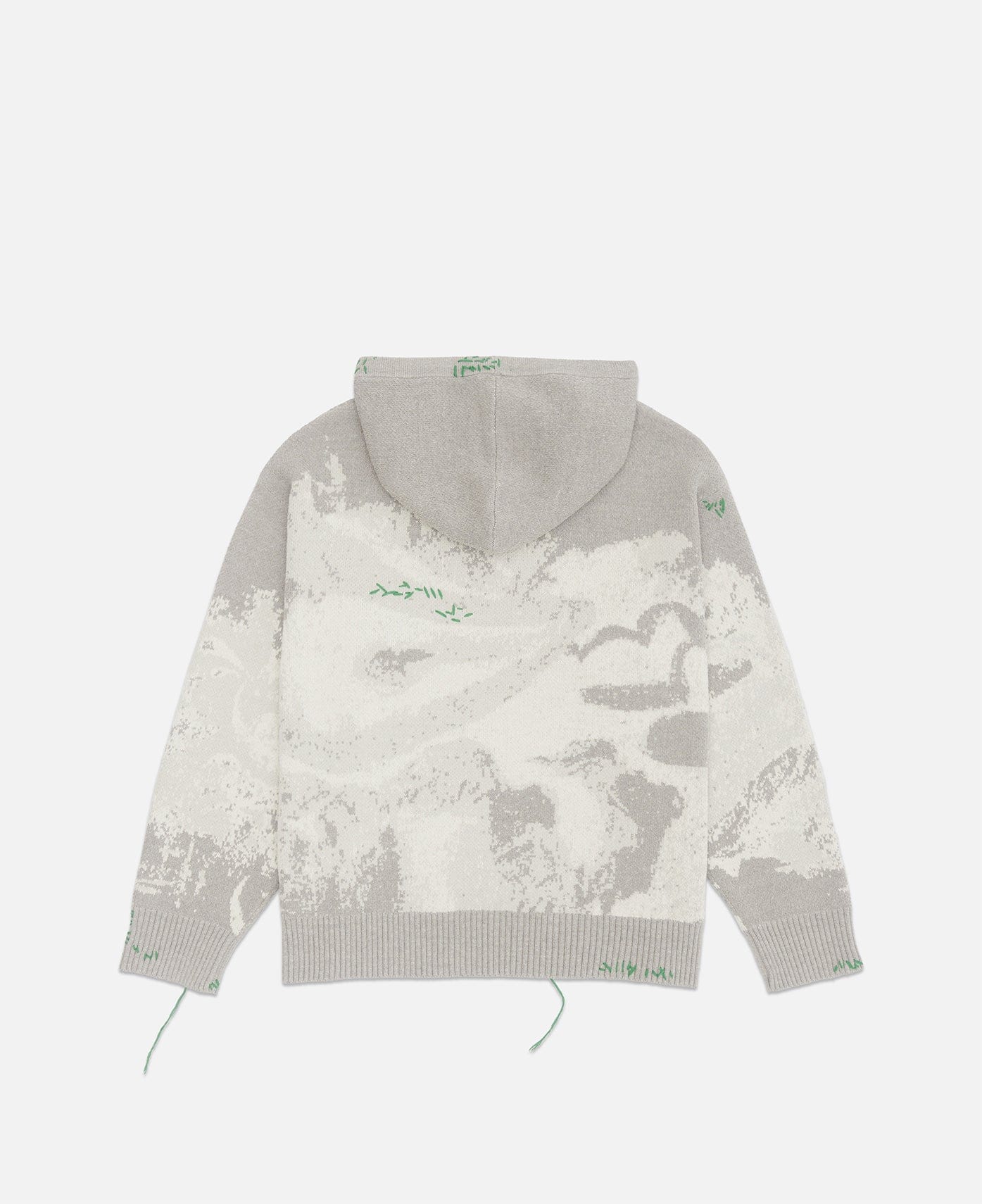 Domrebel Splash Knit Hoodie (Grey)