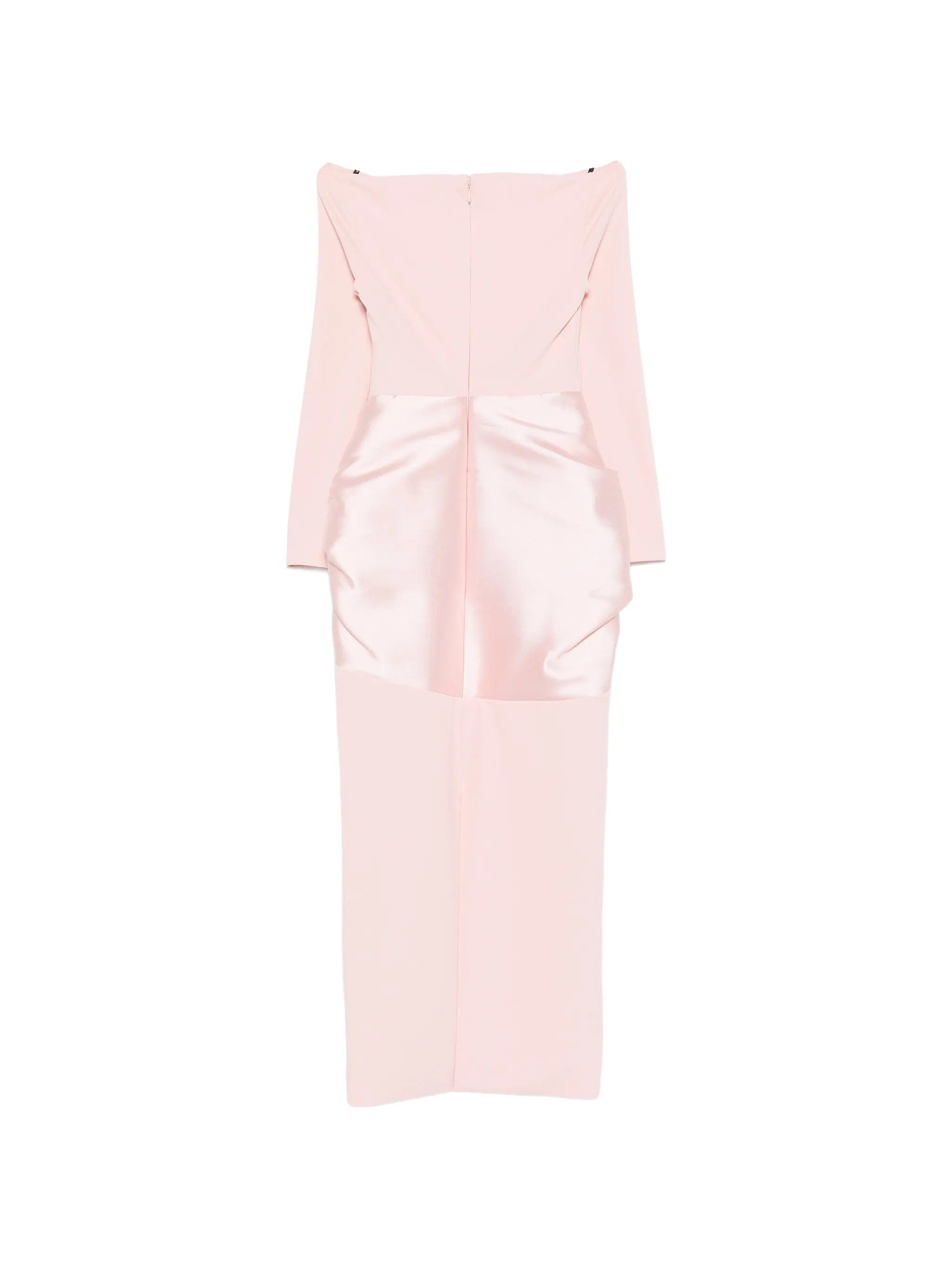 Solace London Rhianne long - sleeve maxi dress