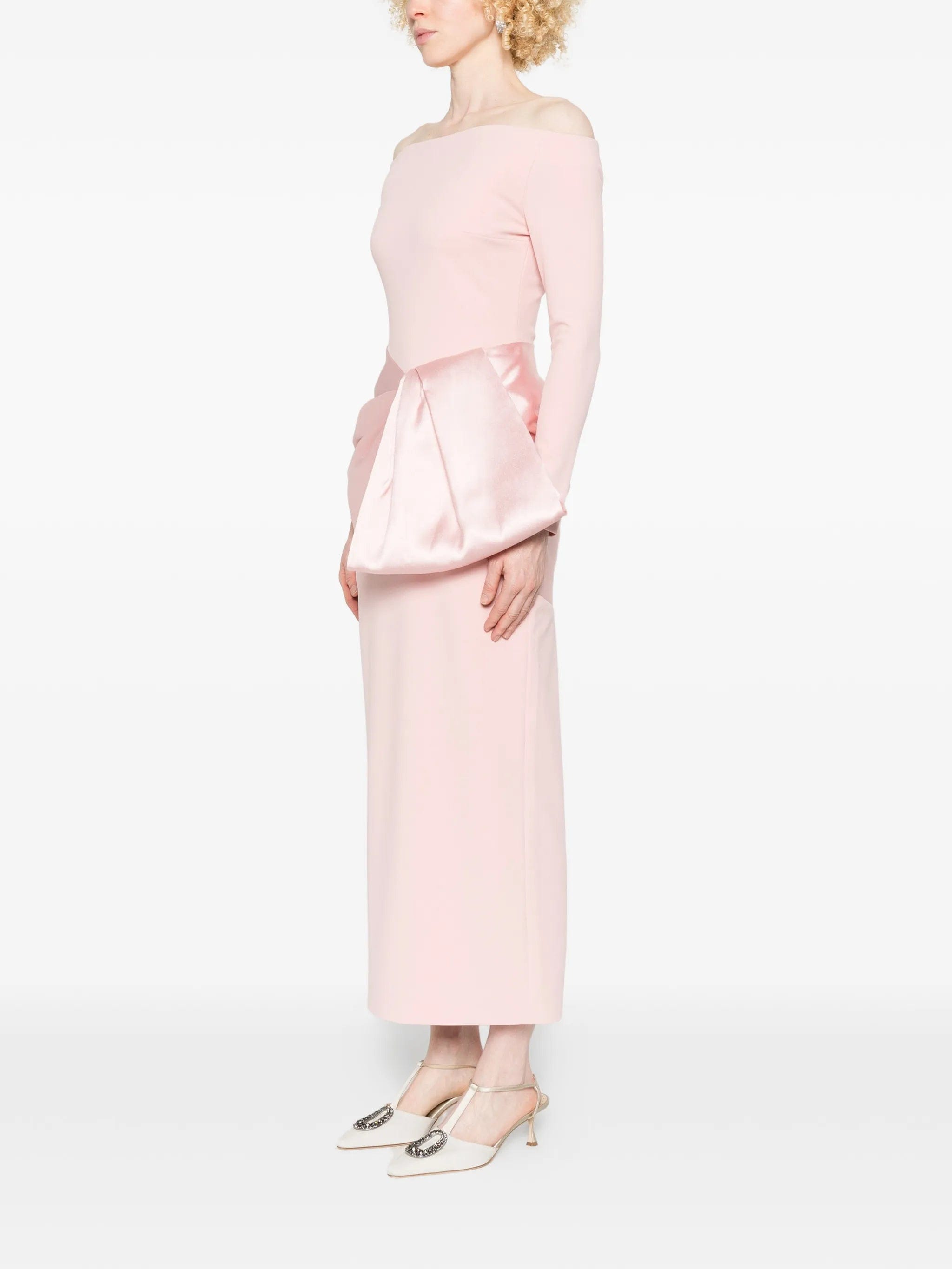 Solace London Rhianne long - sleeve maxi dress