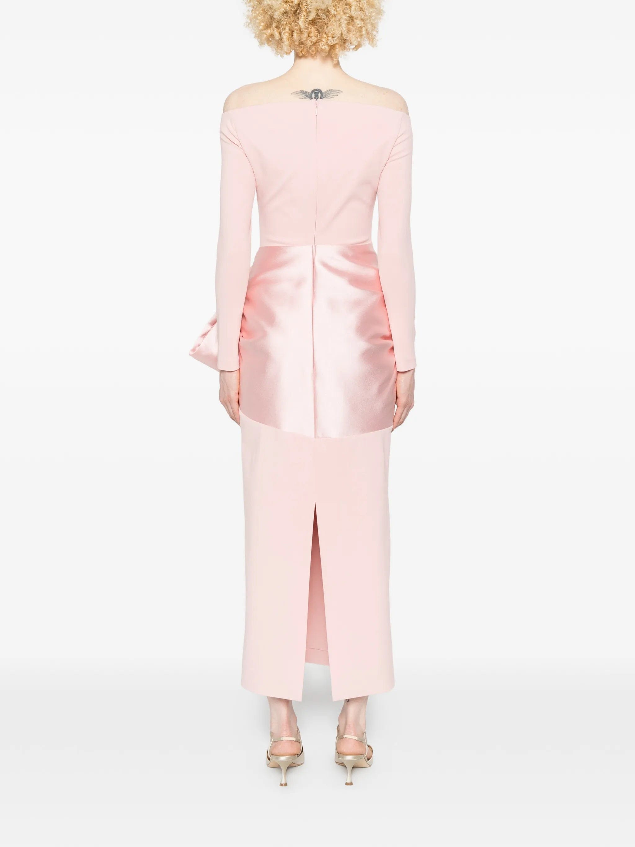Solace London Rhianne long - sleeve maxi dress
